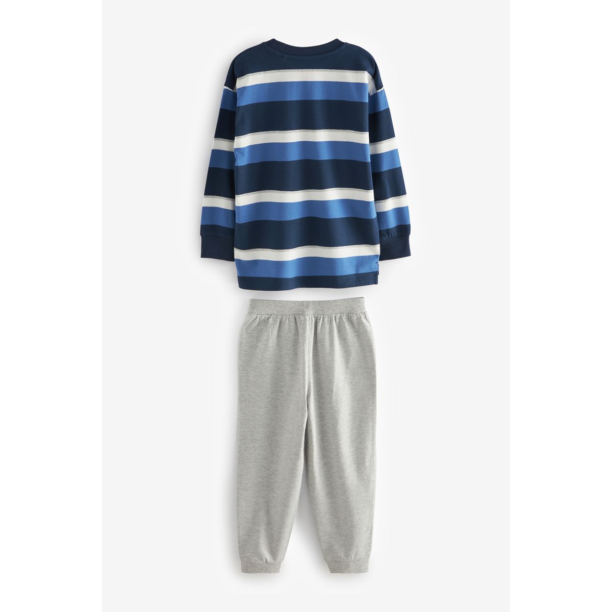Pyjama à manches longues , lot de 3 bleu/marine/gris, NEXT