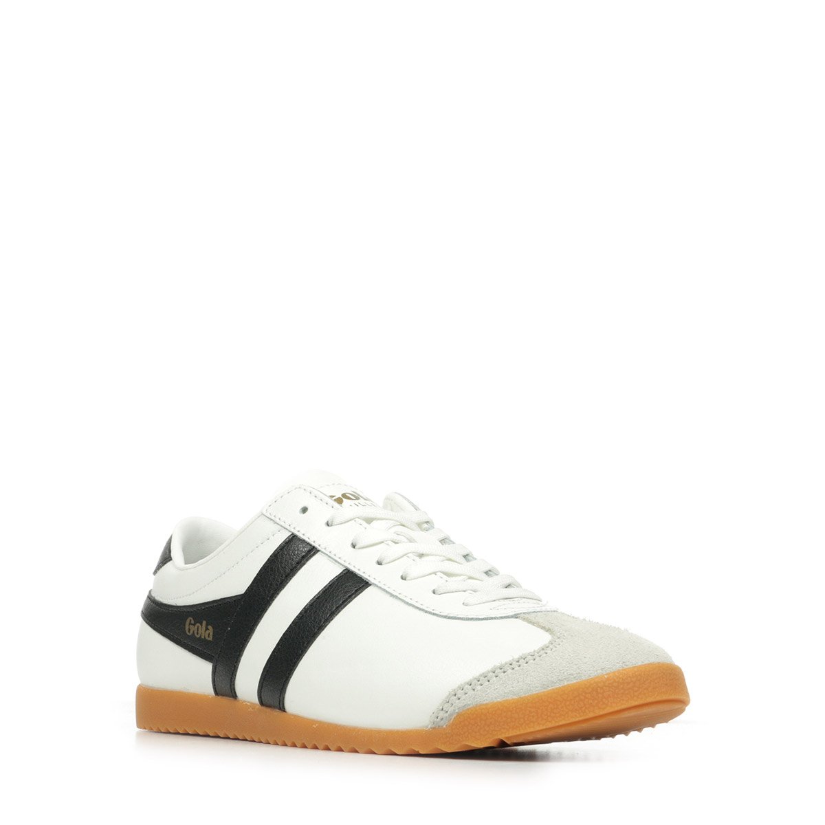 Baskets Bullet Leather white black gum, GOLA