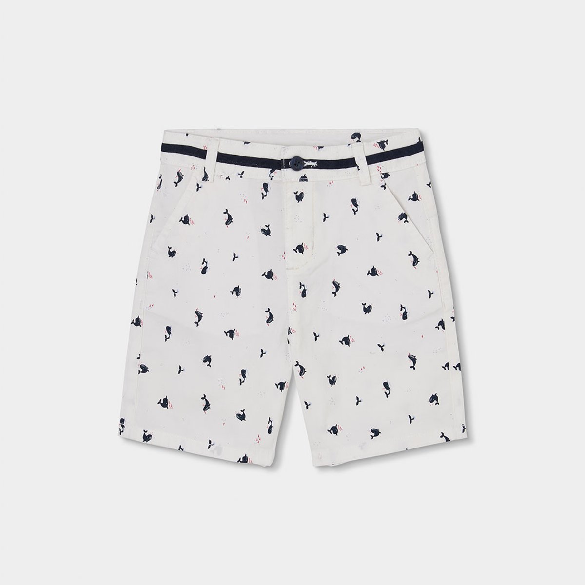 Short en coton imprimé multicolore, BOBOLI