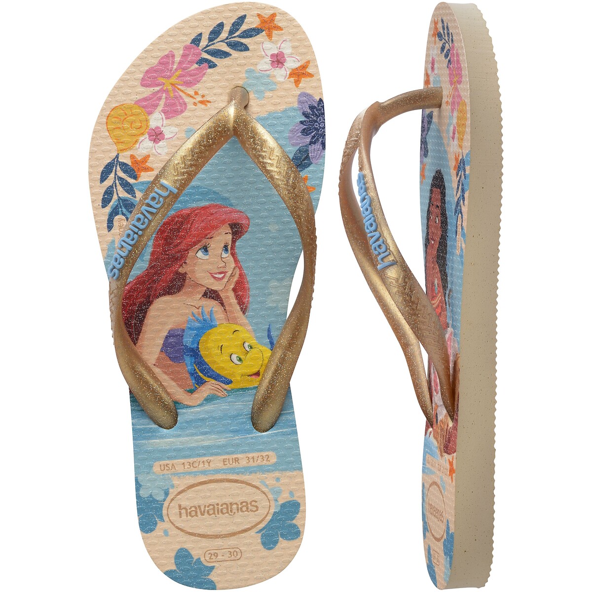 Infradito HAV KIDS SLIM PRINCESS beige, HAVAIANAS
