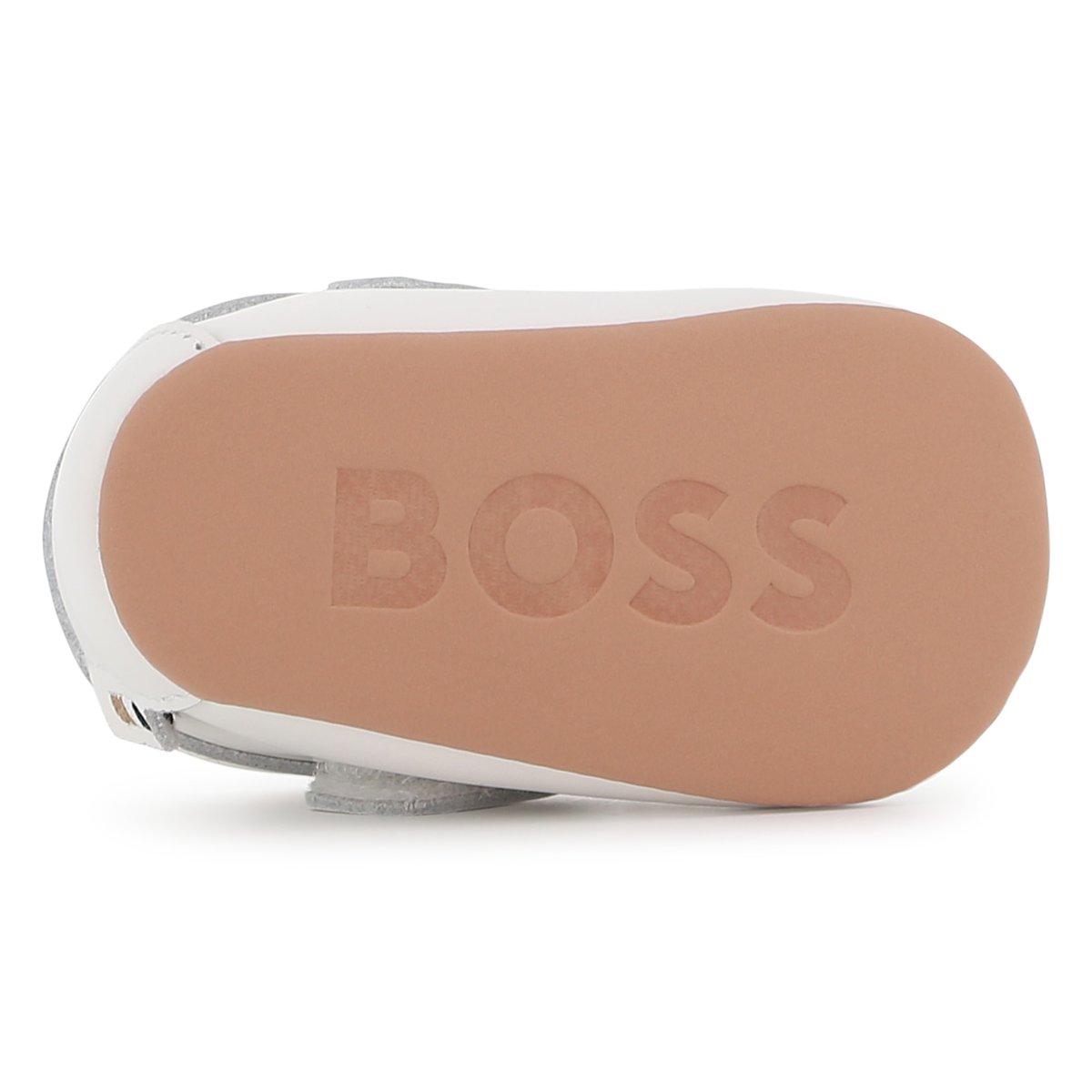 Chaussons à scratch ivory, BOSS KIDSWEAR
