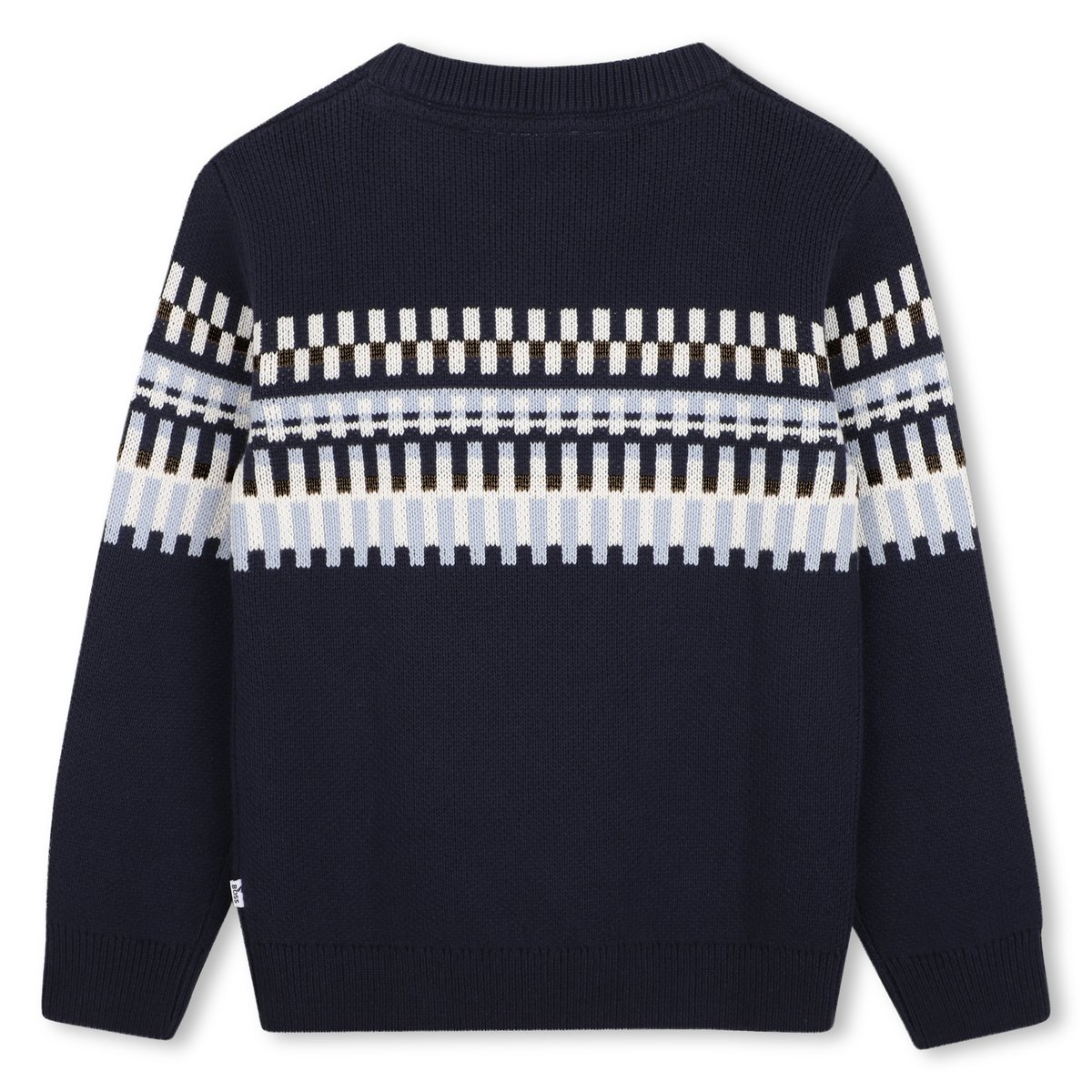 Pull tricot bleu cargo, BOSS KIDSWEAR