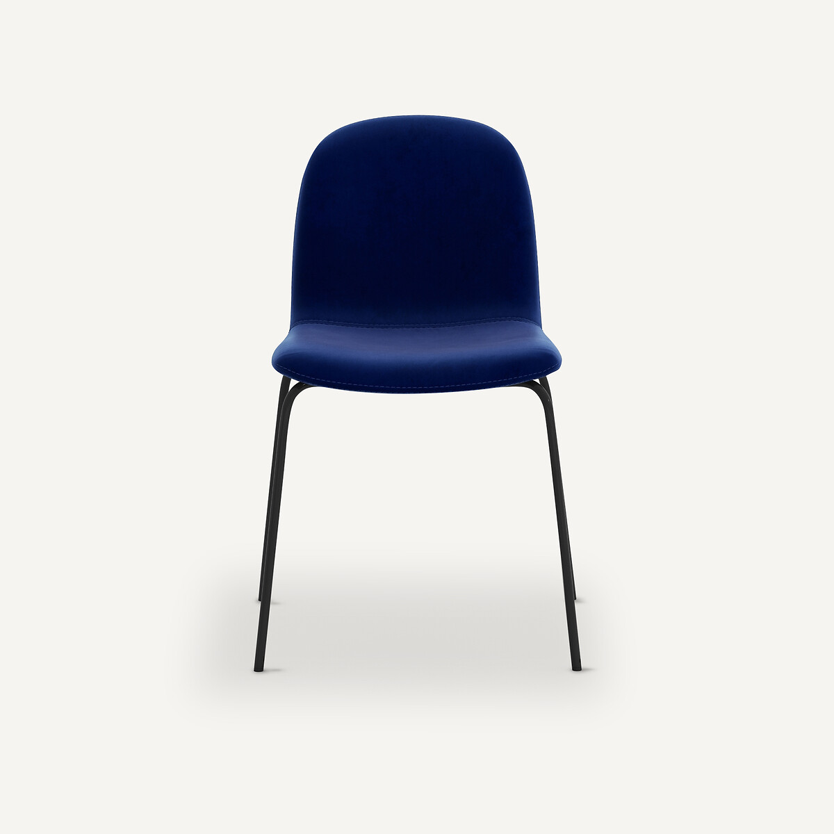 Chaise velours Tibby bleu cobalt, AM.PM