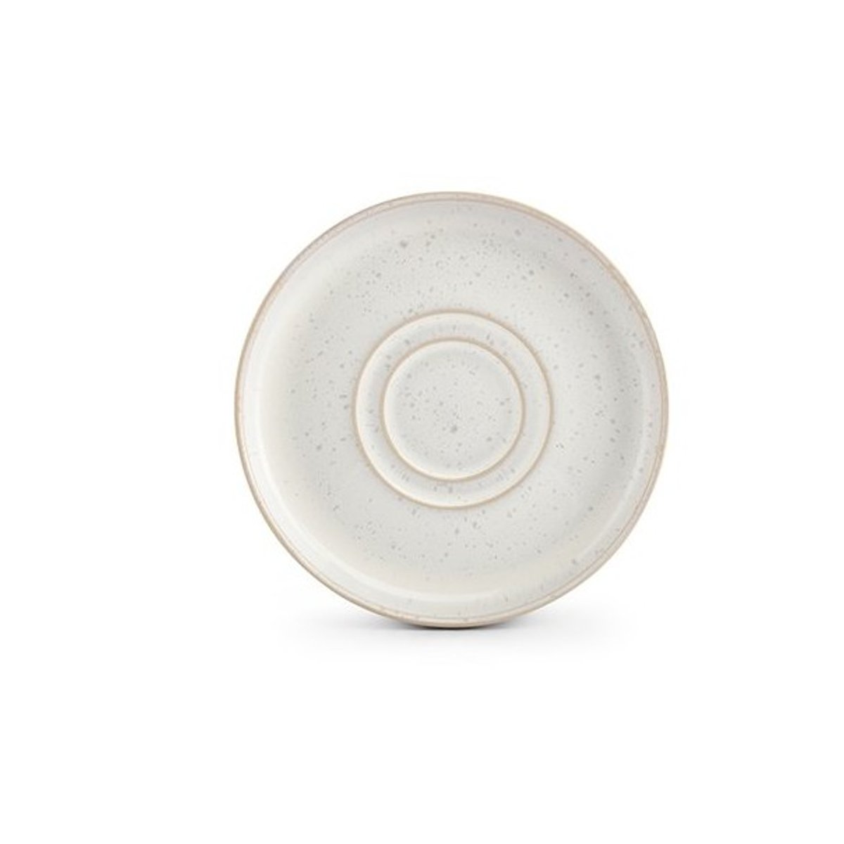 Lot de 4 soucoupes CURVY beige, SP COLLECTION