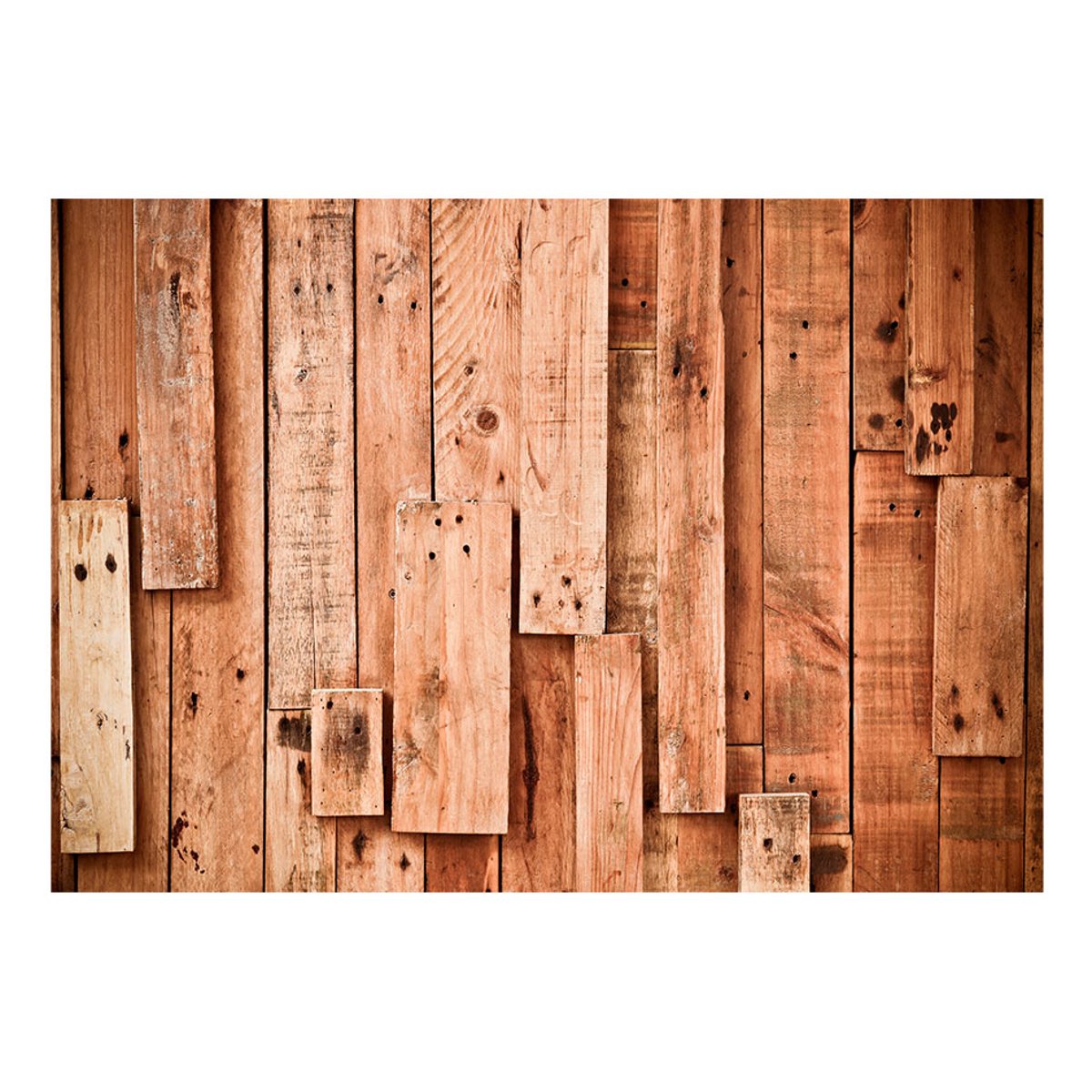 Papier peint intissé panoramique Wooden Fantasy multicouleur, EDEN