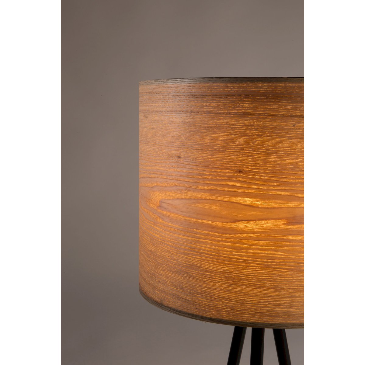 Lampe design en bois bohème, WOODLAND noir, DUTCHBONE