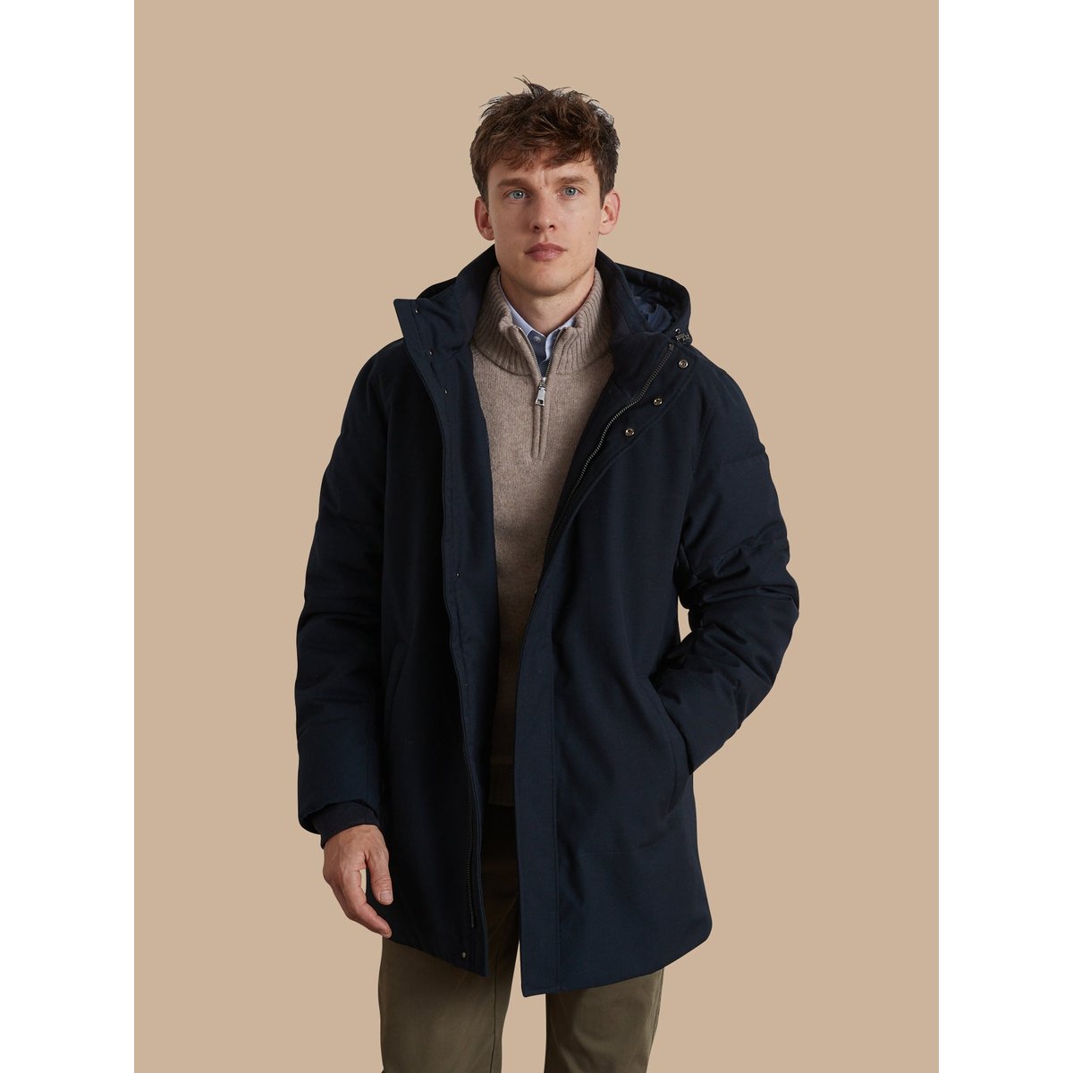 Parka intérieur matelassé marine, CYRILLUS