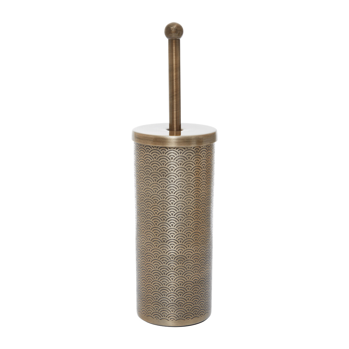 Art Deco Gold Finish Toilet Brush gold-coloured, FIFTY FIVE SOUTH