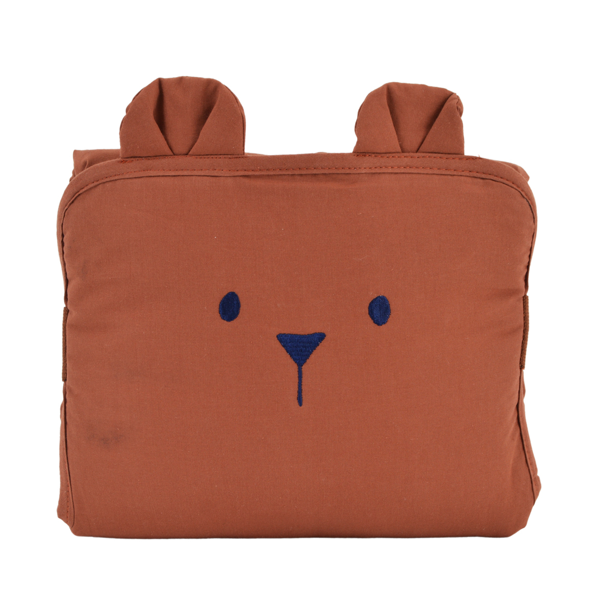 Tapis à langer de voyage coton bio OURSON tonka, LITTLE CREVETTE