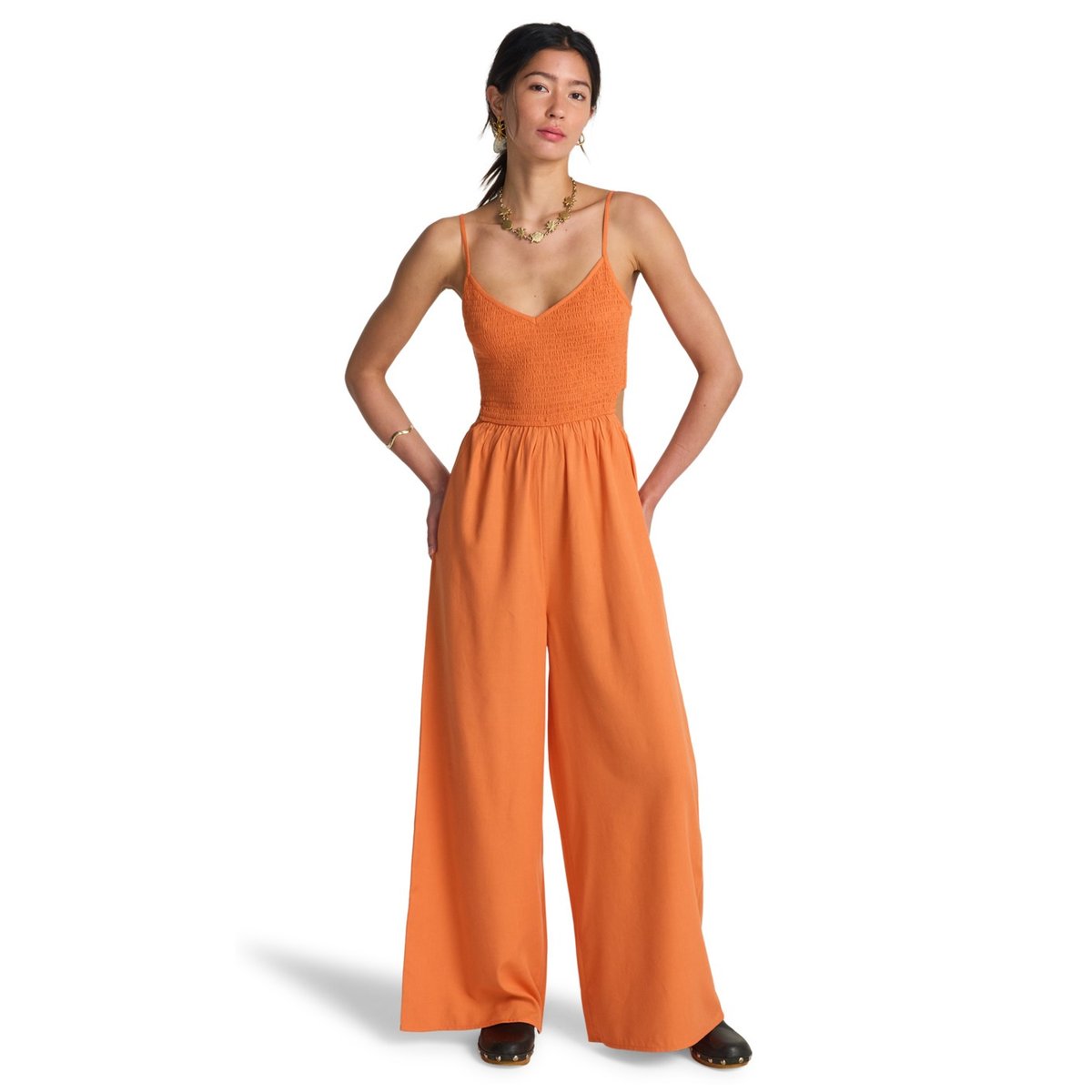 Combinaison évasée à la jambe TO THE MOON orange bright orange, BILLABONG