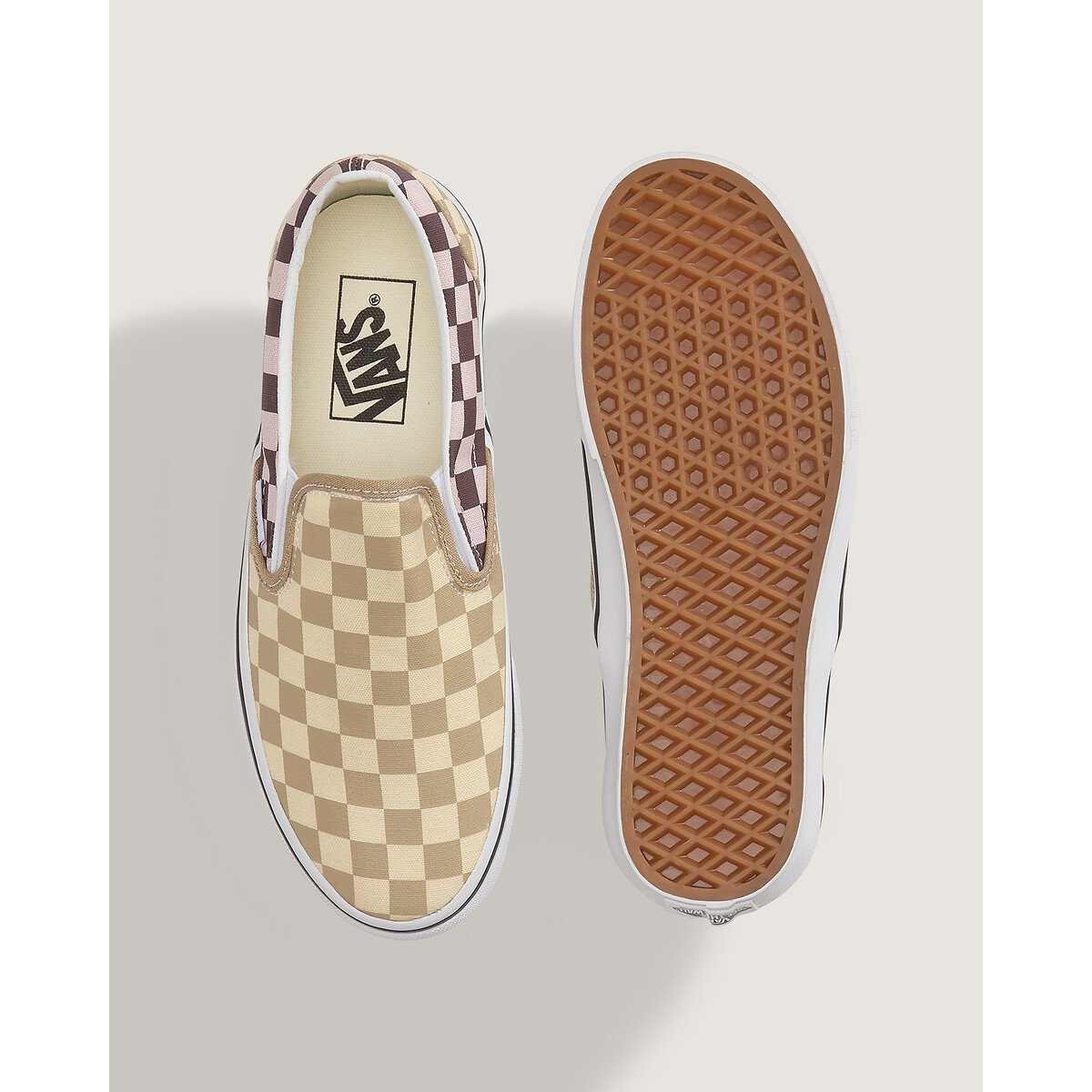 SLIP ON CLASSIC beige/violet, VANS