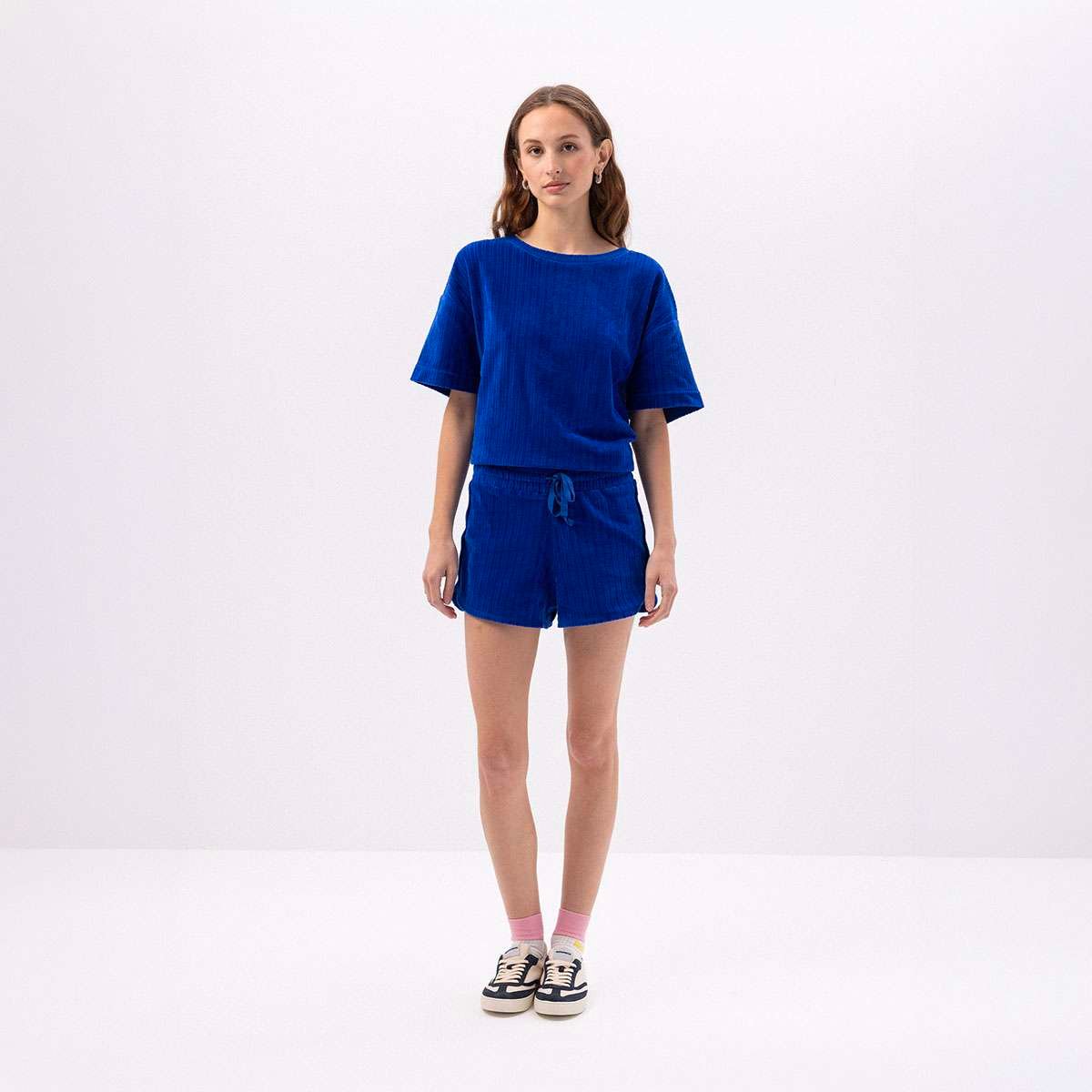Short en coton organique PAWEL saphir, BENSIMON