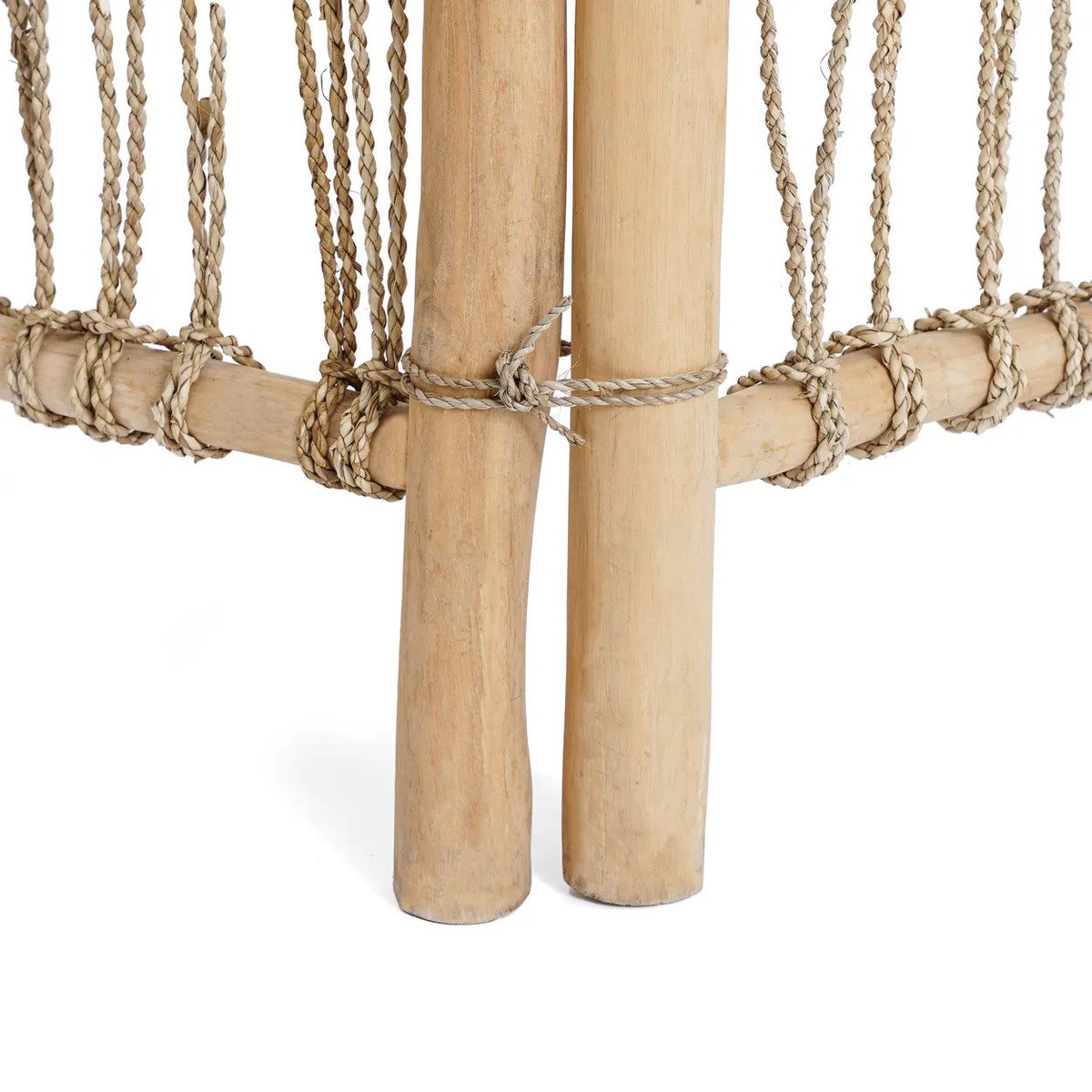 Paravent en teck et herbe de mer DIVIDER beige, BAZAR BIZAR