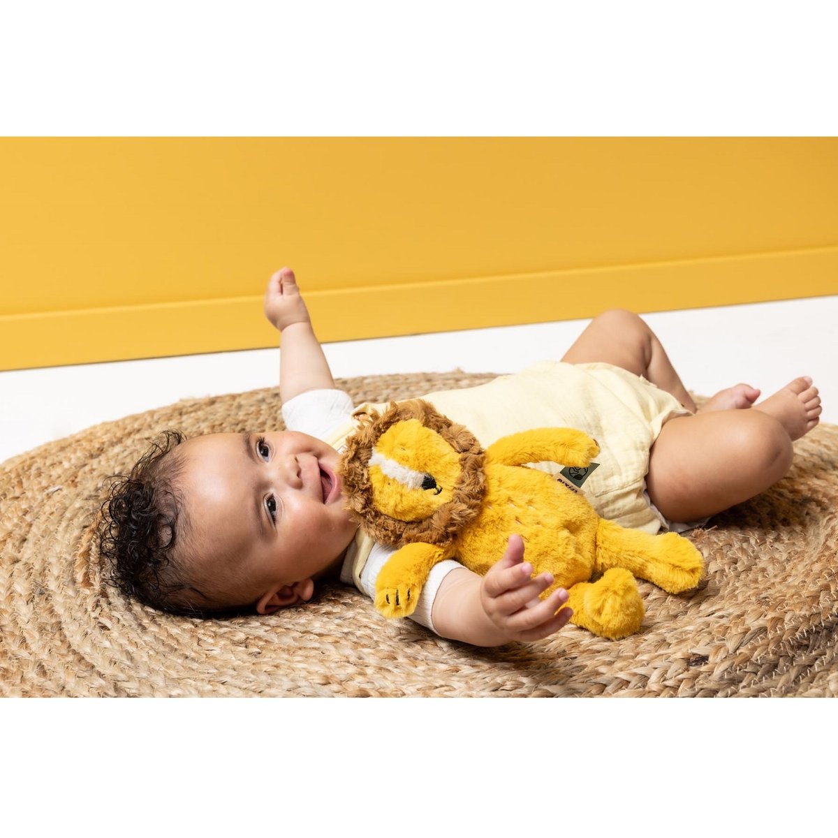 Animal en peluche 18 cm mr lion jaune, TRIXIE