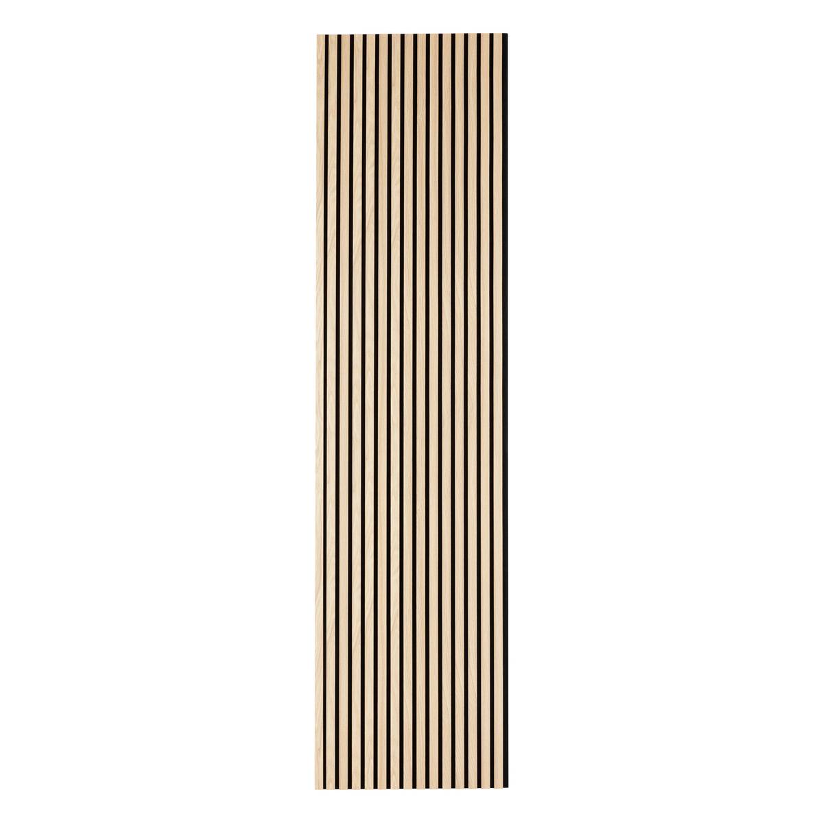 Panneau décoratif mural 240x60cm COLVA marron chêne, ATMOSPHERA