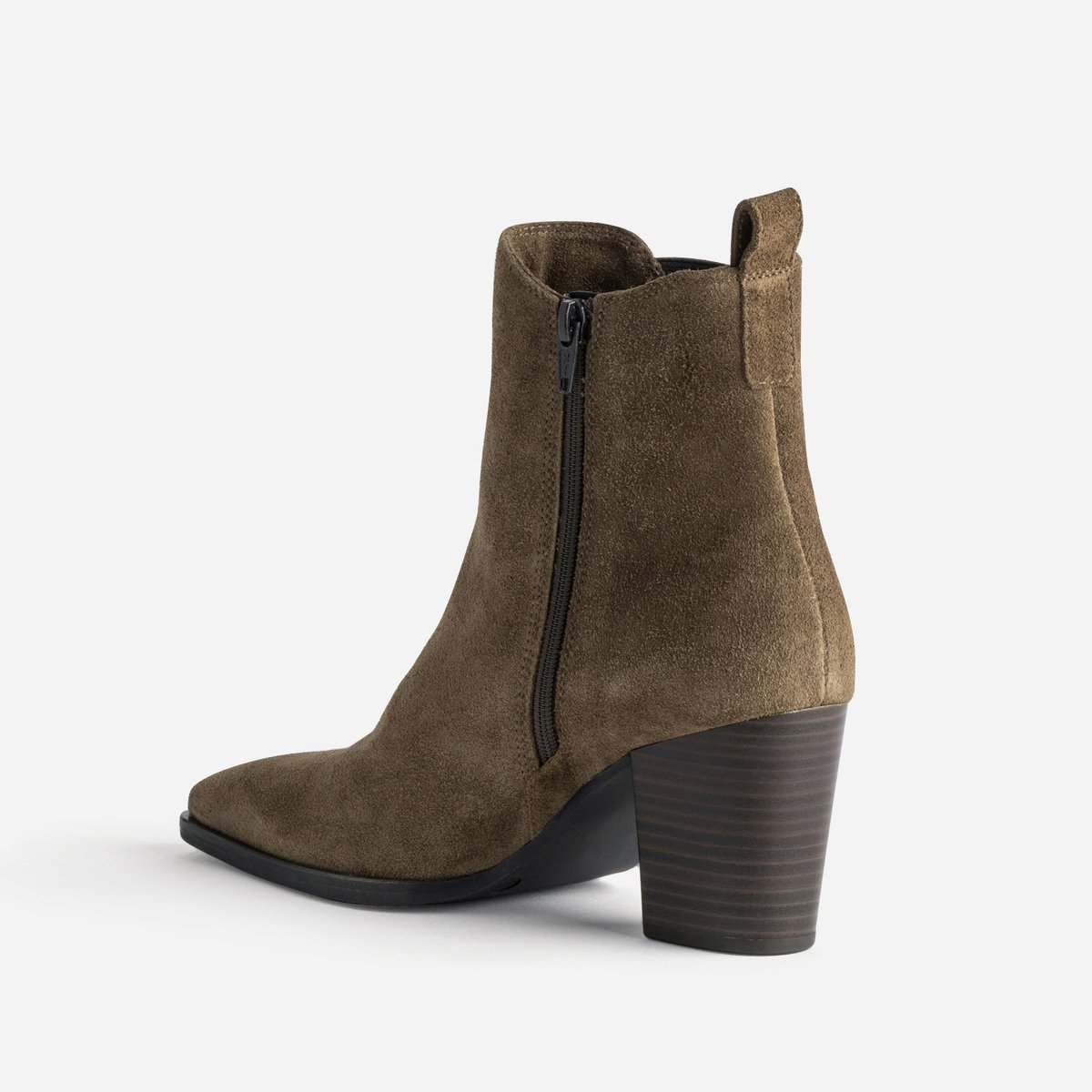 Boots À Talon en cuir NAILY taupe, ERAM