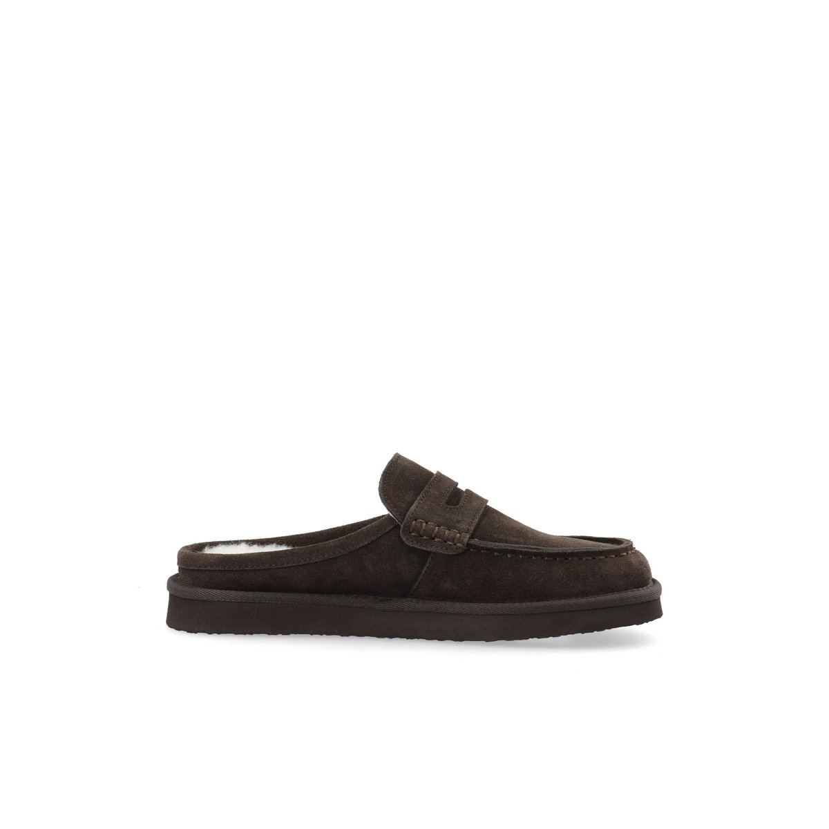 Pantoufles marron - brown1, BIANCO