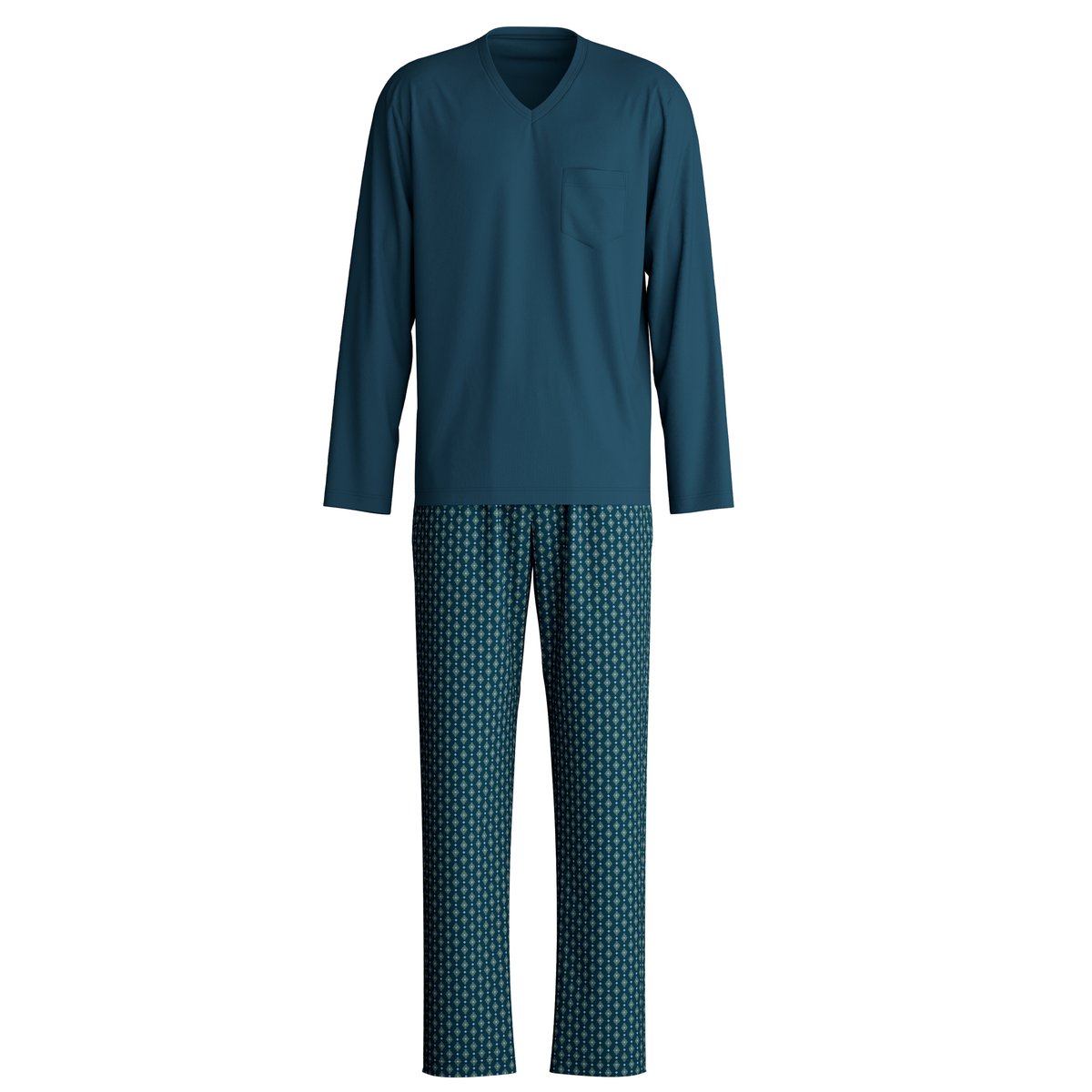 Pyjama manches longues Coton RELAX IMPRINT essence profonde, CALIDA