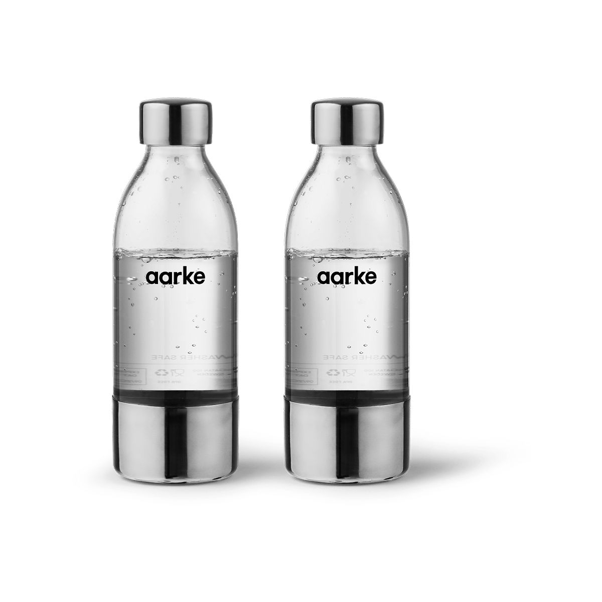 BOUTEILLE Set de 2 bouteilles PET 650 ml couleur unique, AARKE