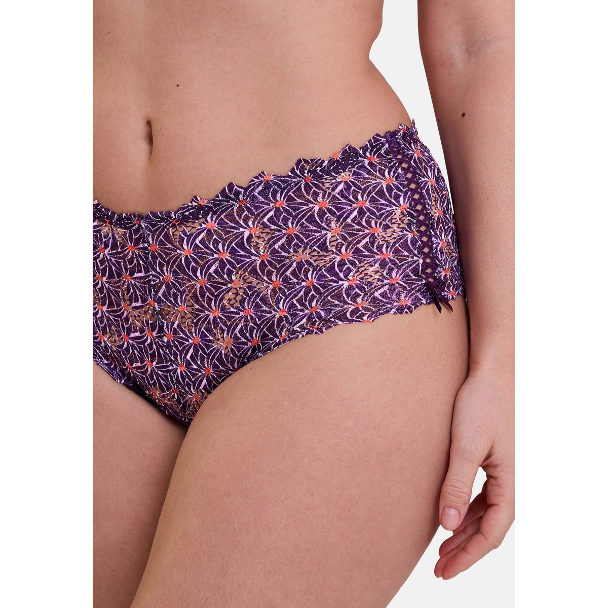 Culotte Arum Mosaic imprimé graphic mûre, SANS COMPLEXE