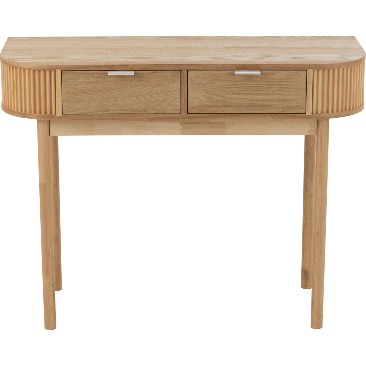 Console d'entrée en bois avec tiroirs design épuré bois naturel clair chaleureux, RECOLLECTION