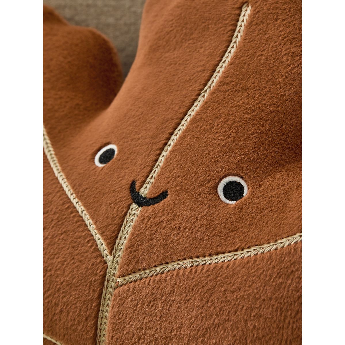 Coussin feuille d’érable 3d marron, NEXT
