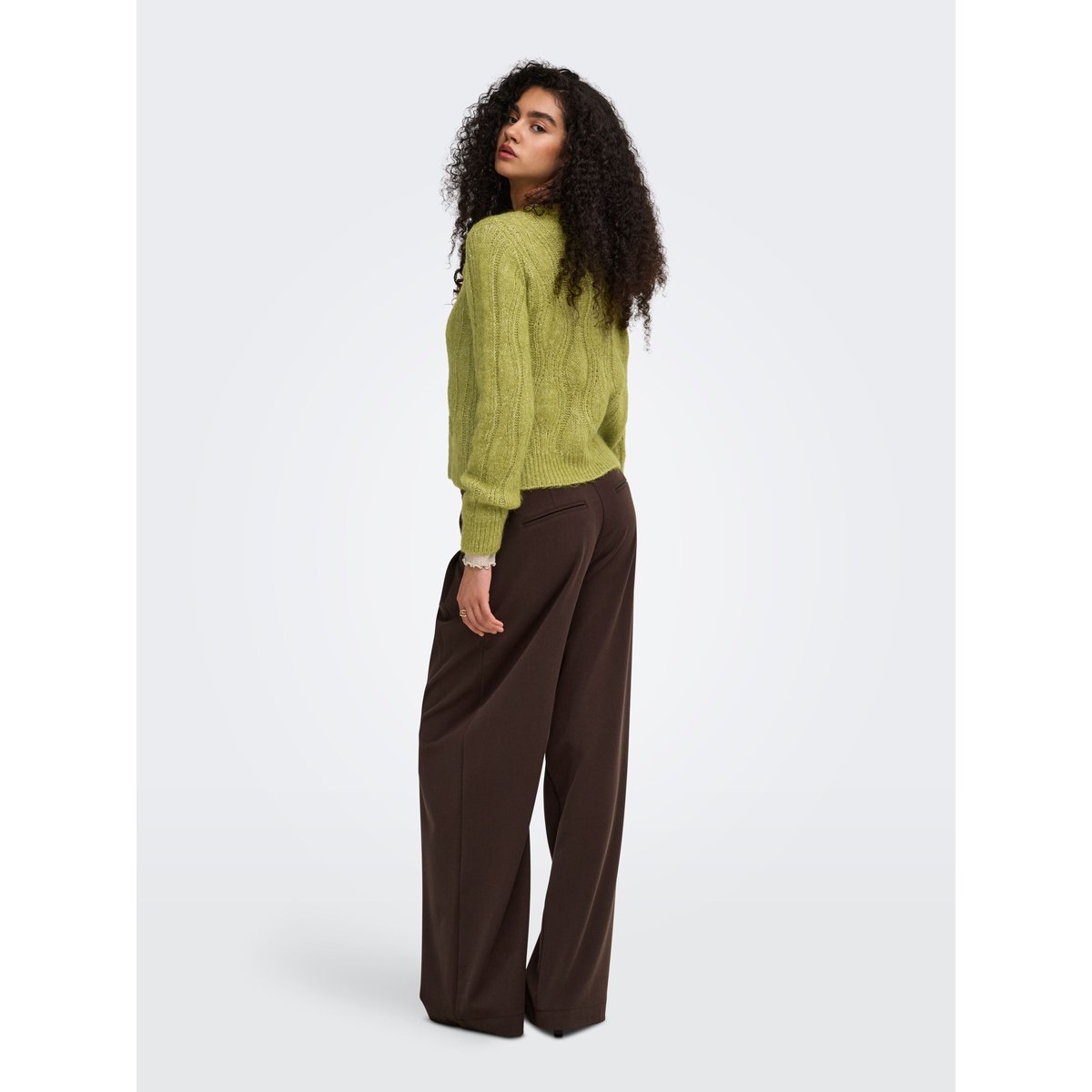 Pull En Maille verte - cardamom seed 1, ONLY