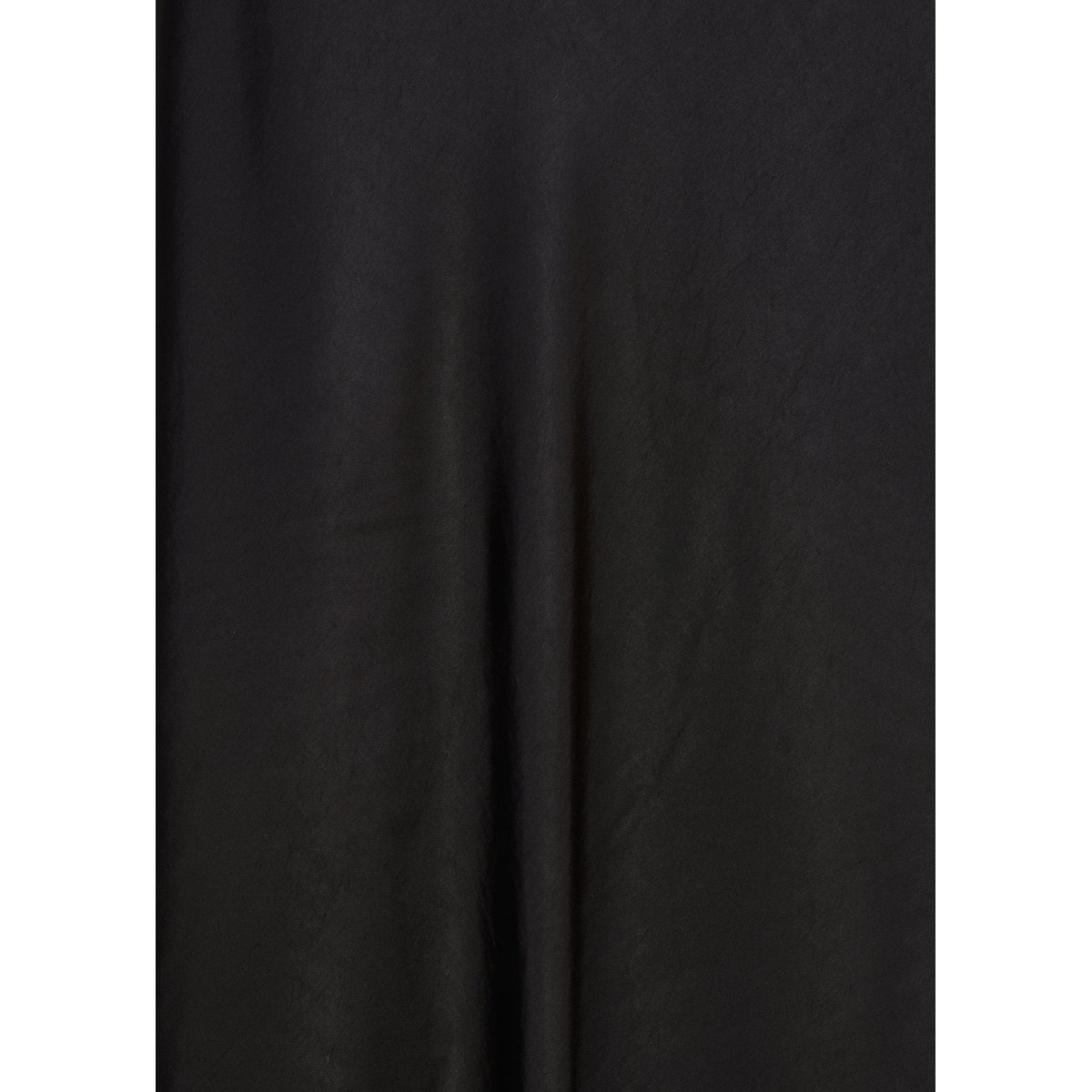 Jupe longue fluide en satin noir, LA FEE MARABOUTEE