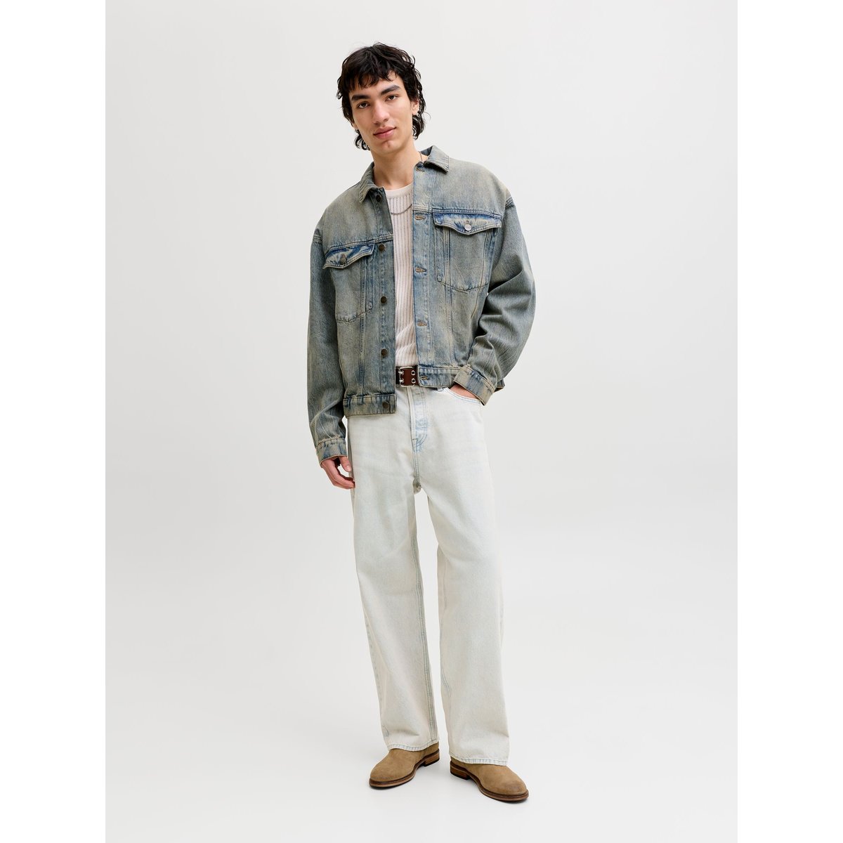Jean Baggy Fit blue denim, JACK & JONES