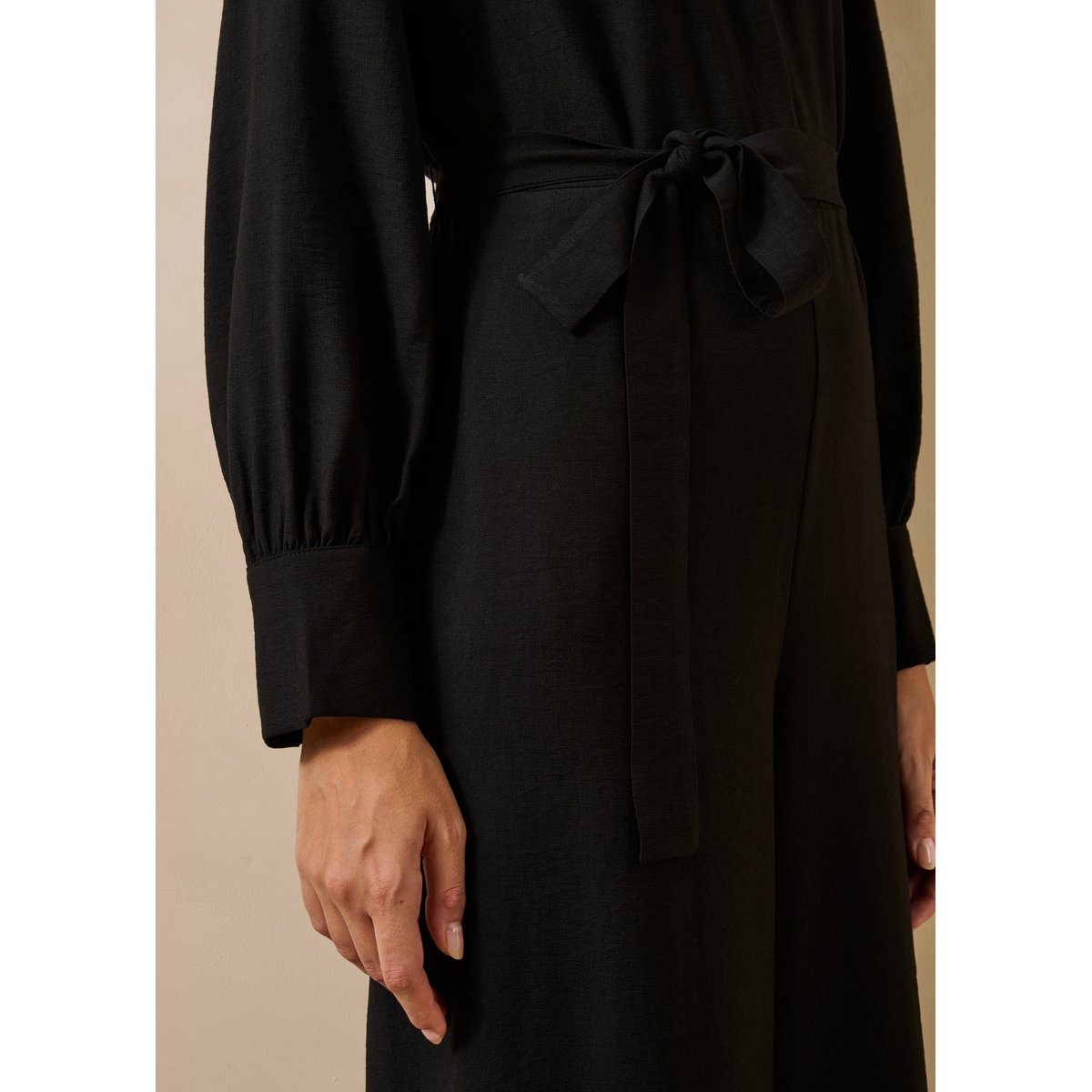 Combinaison large manches longues noir, LA FEE MARABOUTEE