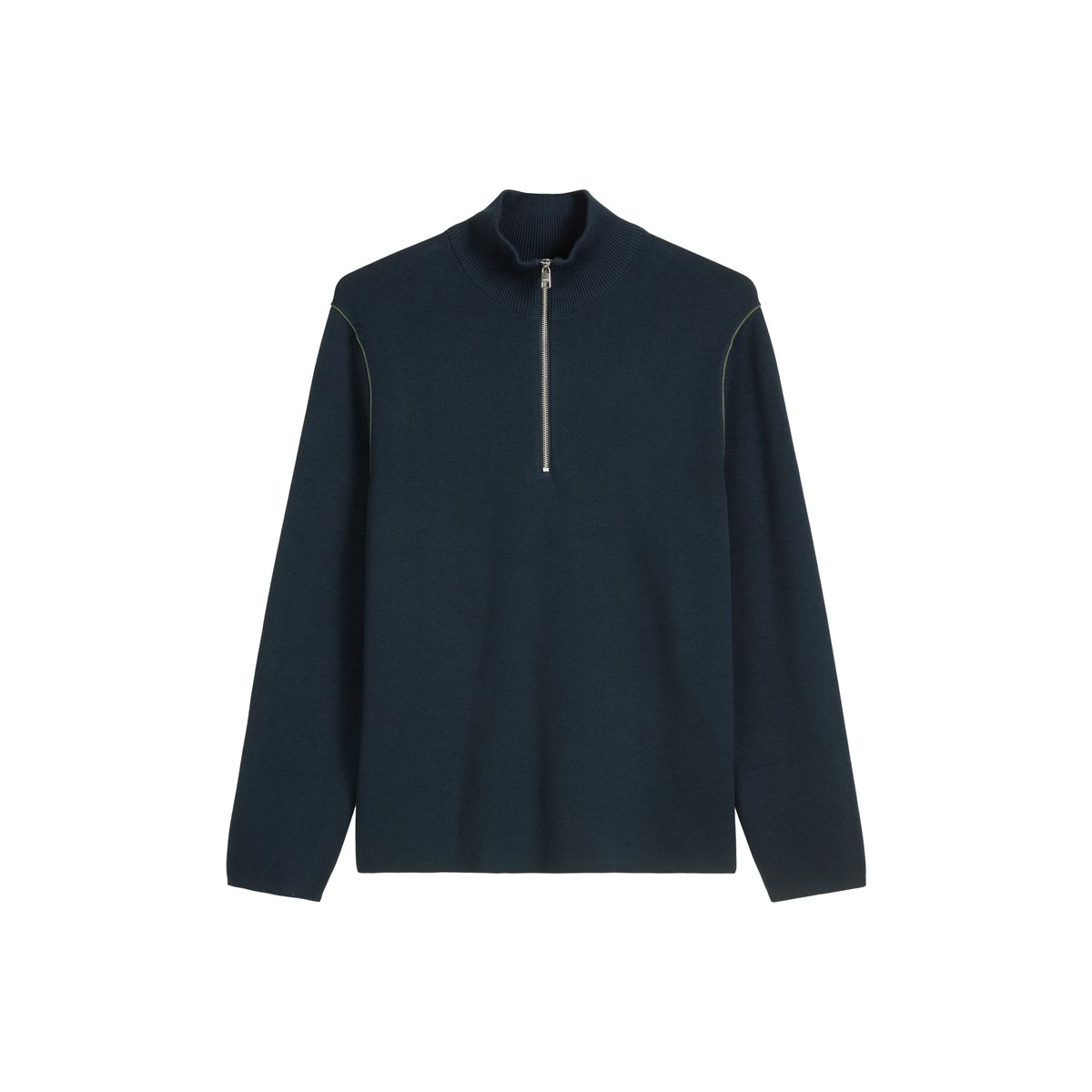 Troyer relaxed en mélange de coton bio et de lyocell de haute qualité bleu foncé, MARC O’POLO DENIM