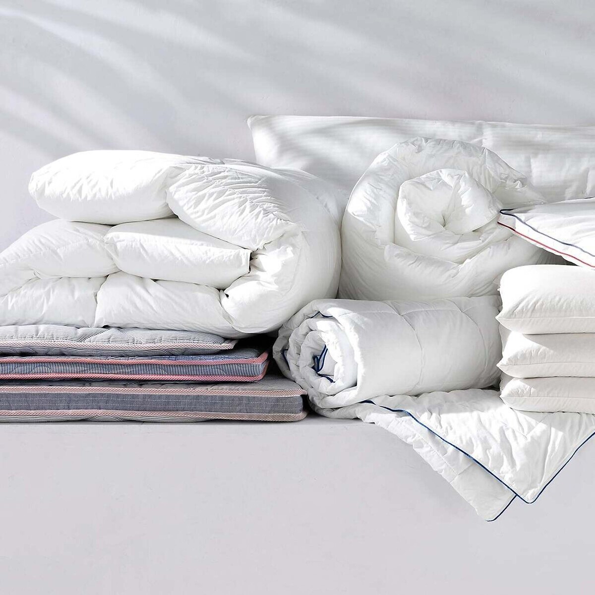 Couette polyester effet duvet, Alezan blanc, AM.PM