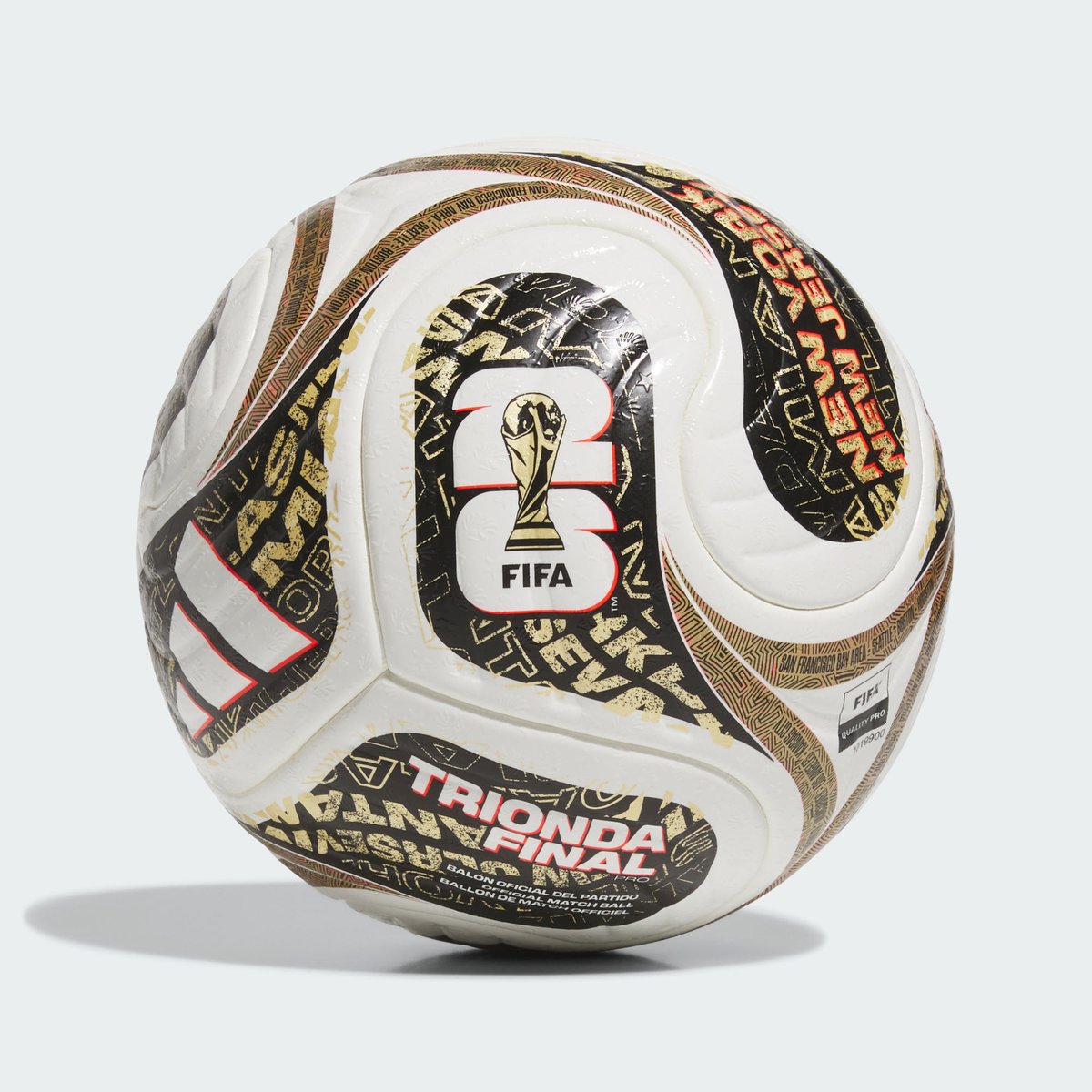 Ballon Trionda Finals Pro Coupe Du Monde De La Fifa 26™ Ballon Trionda Finals Pro Coupe Du Monde De La Fifa 26™ couleur unique, adidas Performance