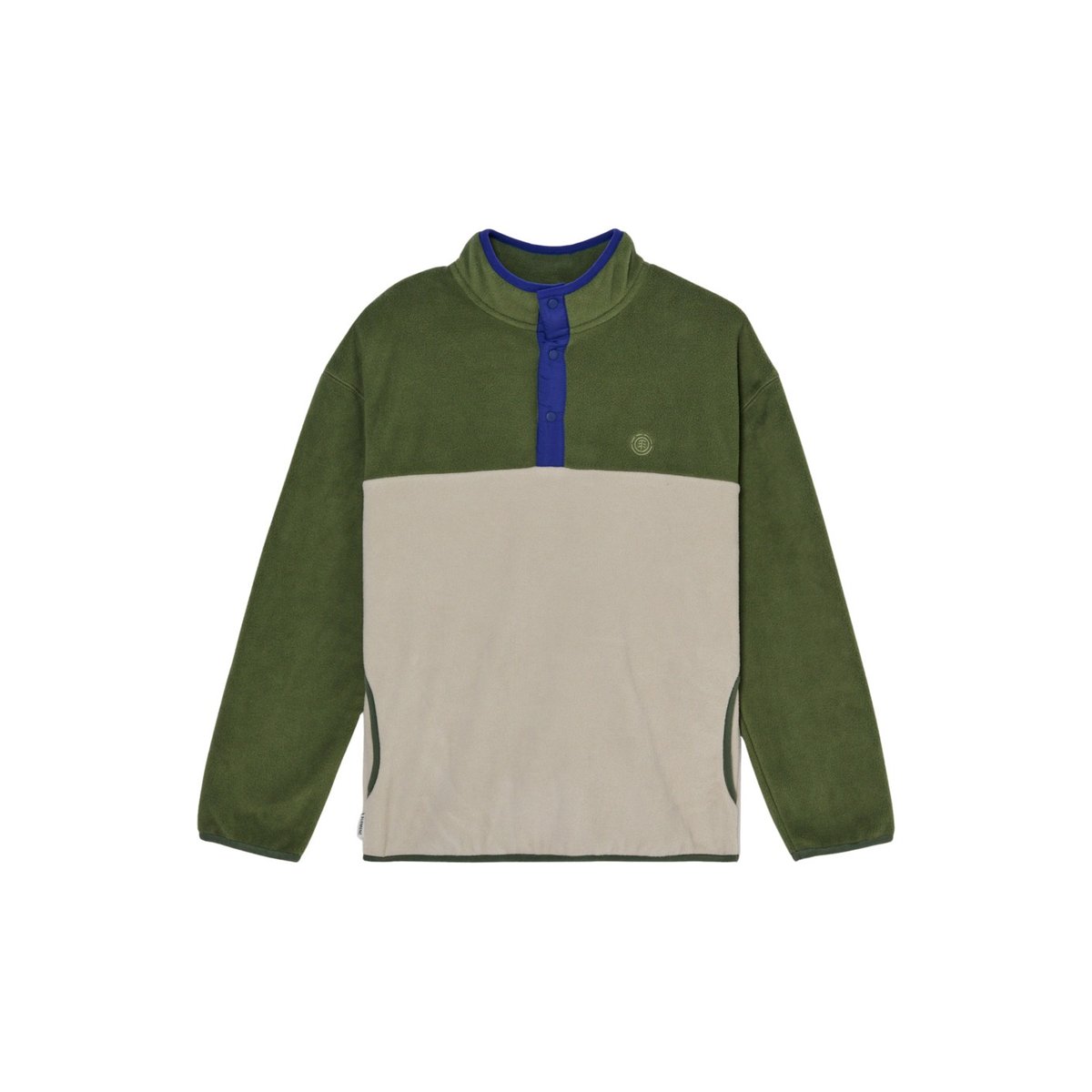 Polaire boutonnée ABENAKI POLAR vert bronze green, ELEMENT