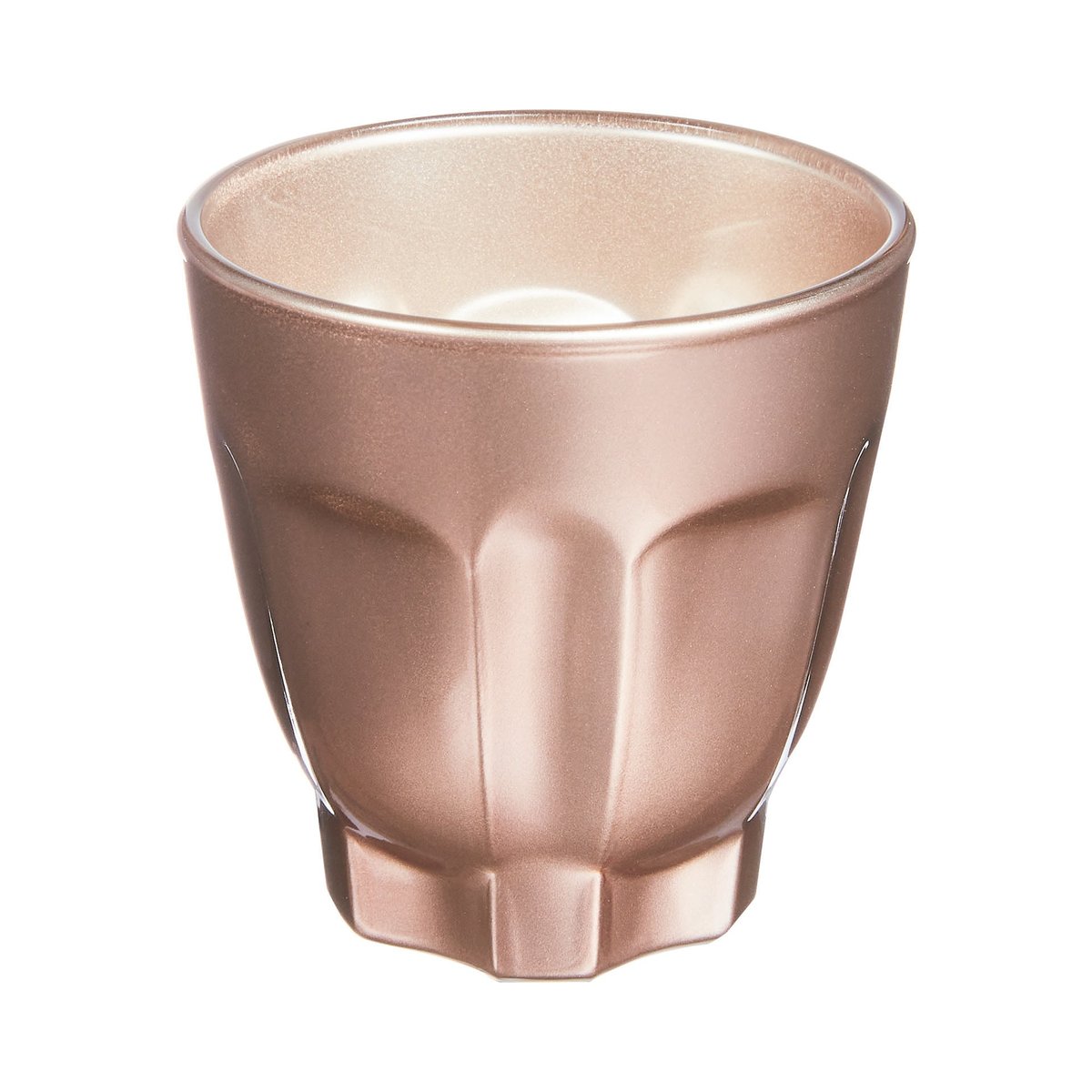 6 tasses en verre 9 cl dorées -FLASHY or, LUMINARC