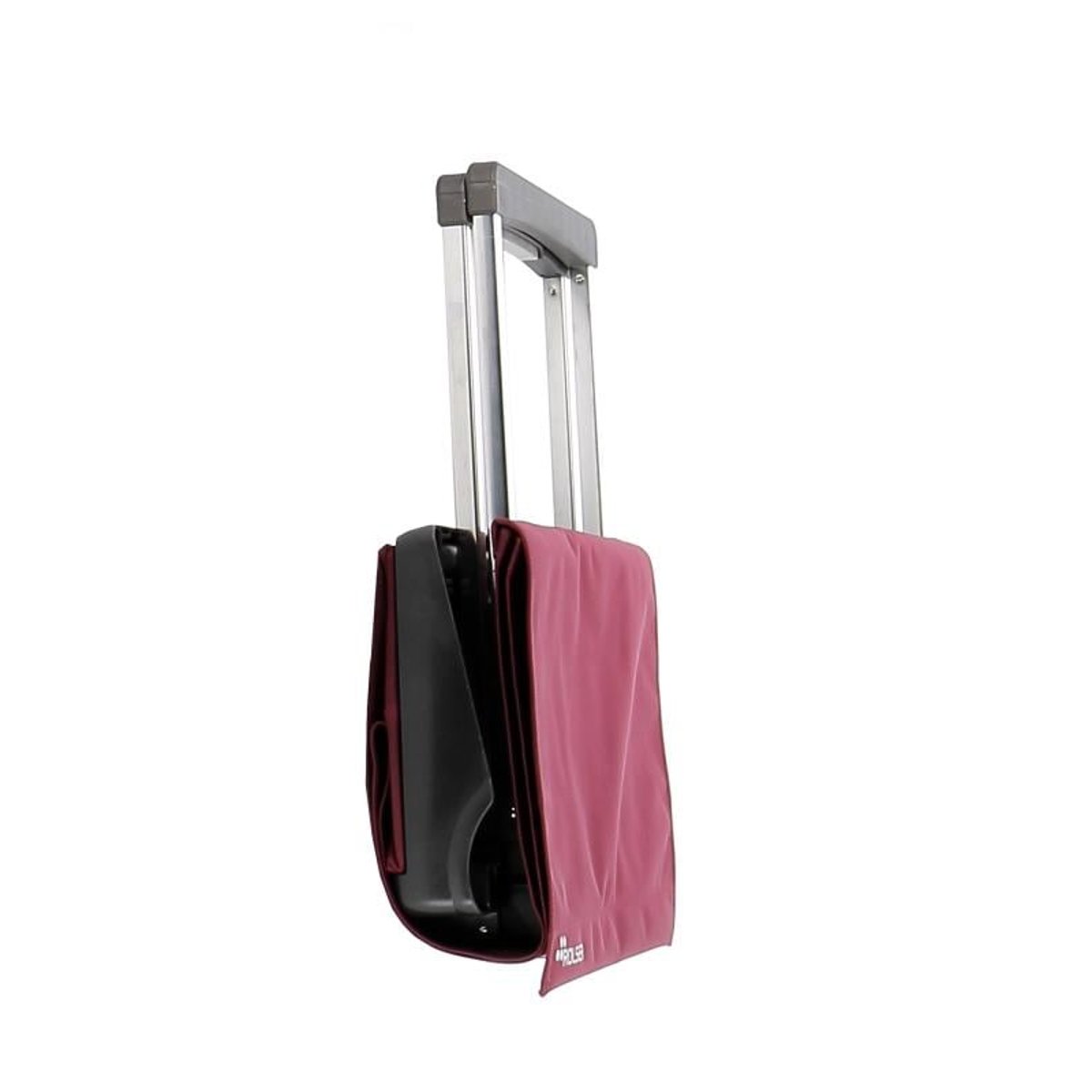 Chariot de course pliable 2 roues PLEGAMATIC MF aubergine, ROLSER