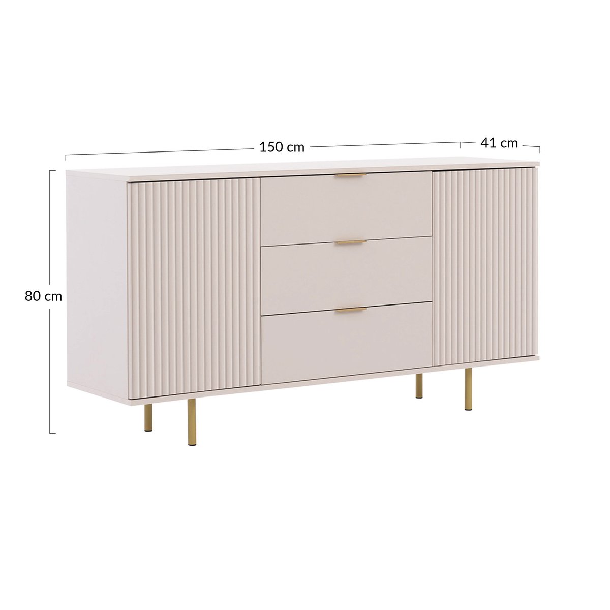 Buffet - MONICA beige, BEST MOBILIER