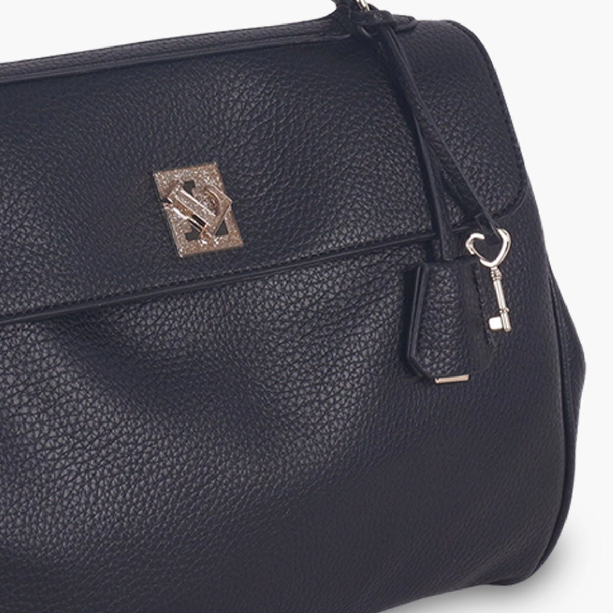 Grand sac shopper L Tifora noir,doré, LOLLIPOPS