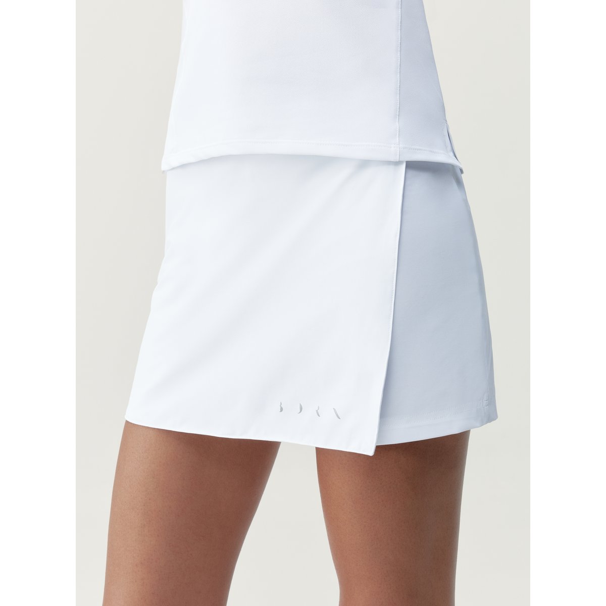 Jupe de Sport Tennis Performance VALLEY blanc, BORN