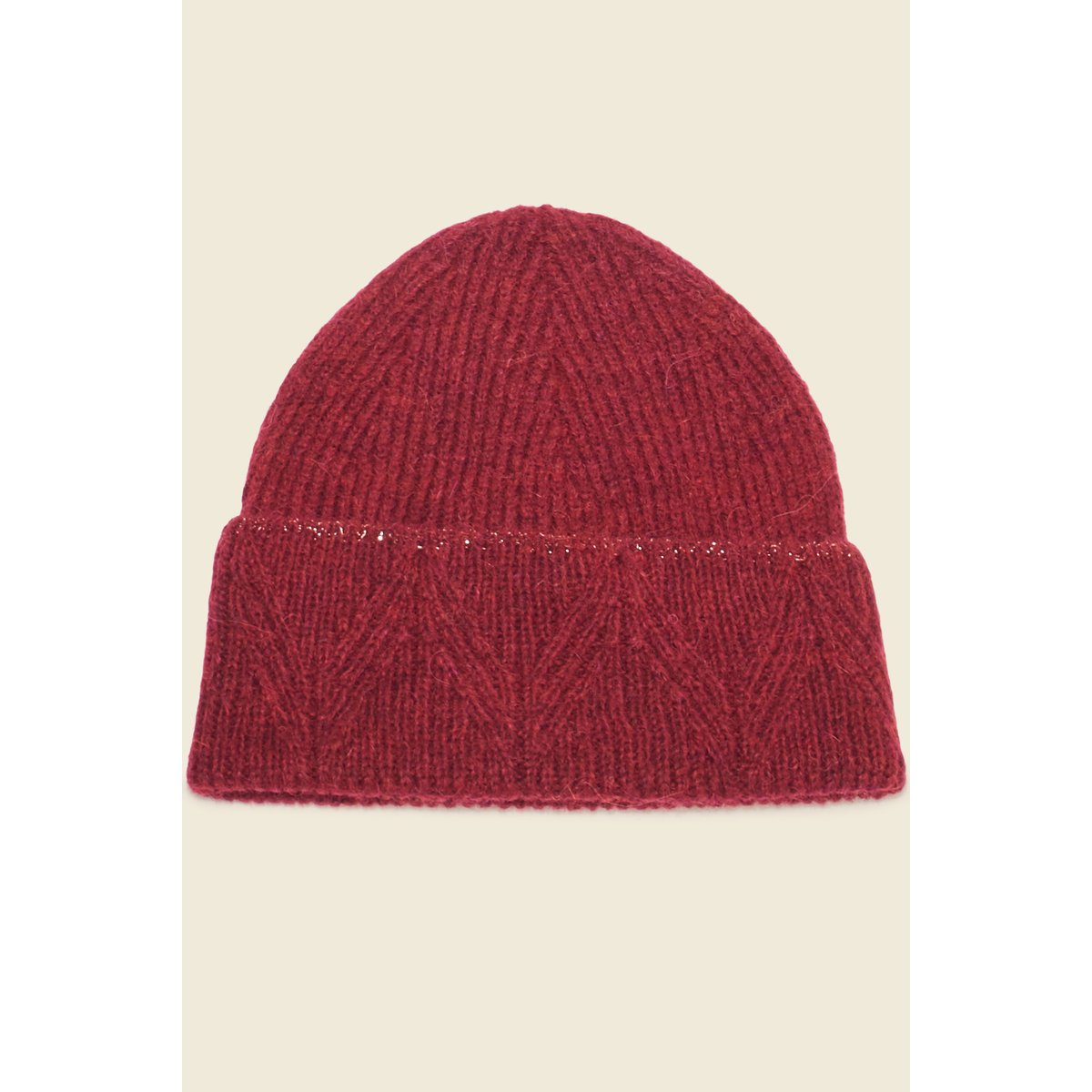 Bonnet fabriqué en France rouge foncé, BONOBO