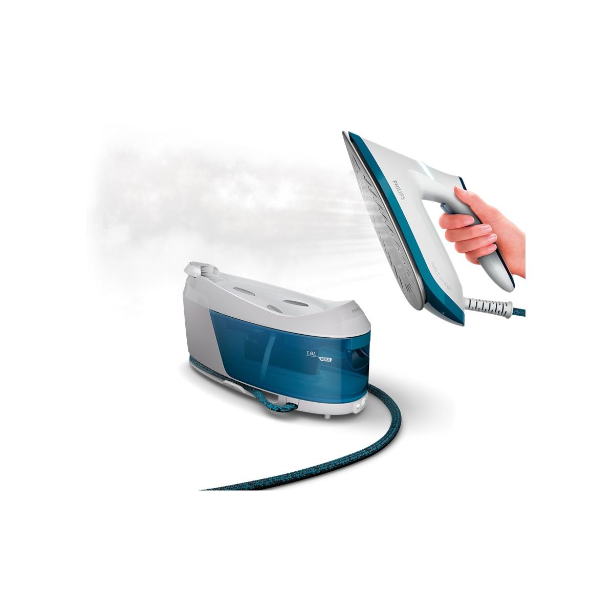 Centrale vapeur PSG6022/20 bleu 1,8L couleur unique, PHILIPS