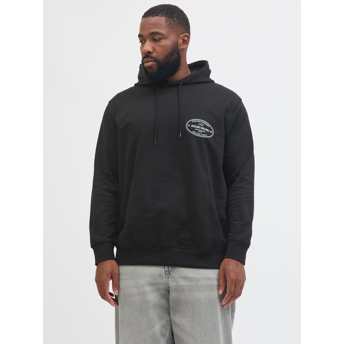 Sweat À Capuche noire - black, JACK & JONES
