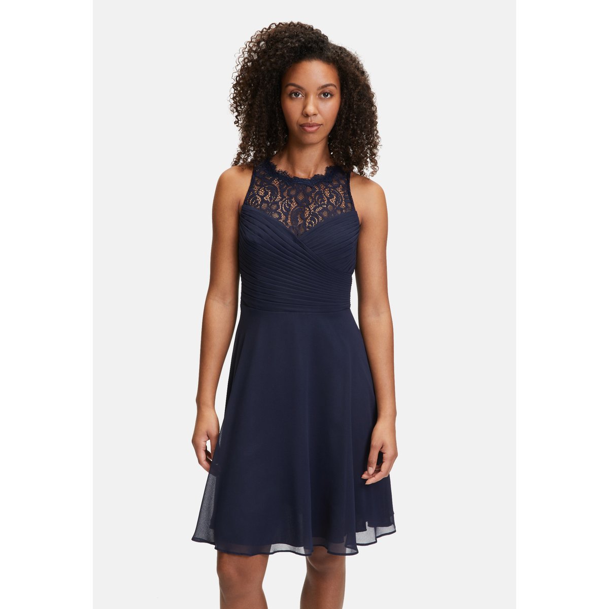 Robe de cocktail a col droit Vera Mont La Redoute