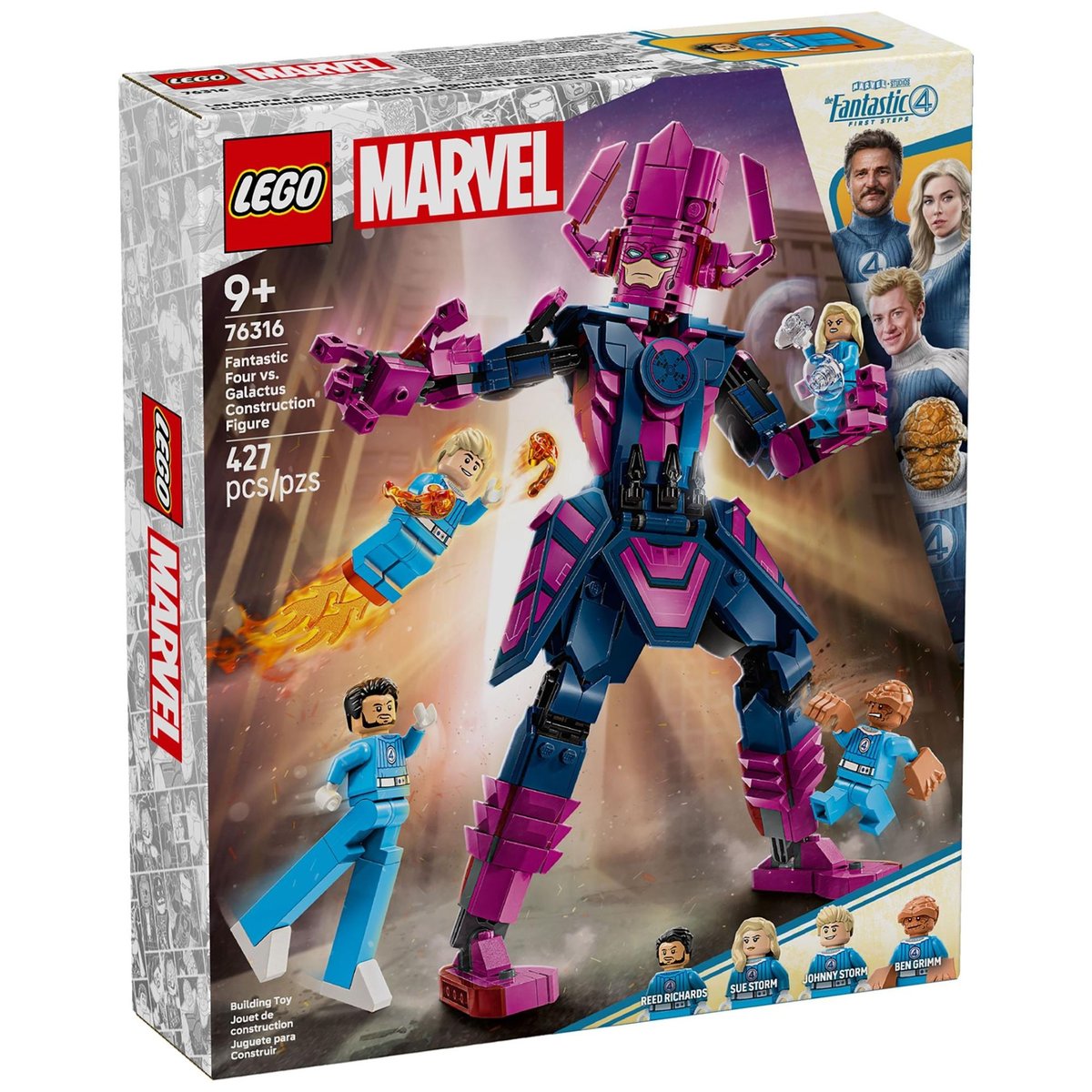 LEGO Marvel 76316 : Les Quatre Fantastiques contre Galactus - Set de Construction pour Enfants couleur unique, LEGO