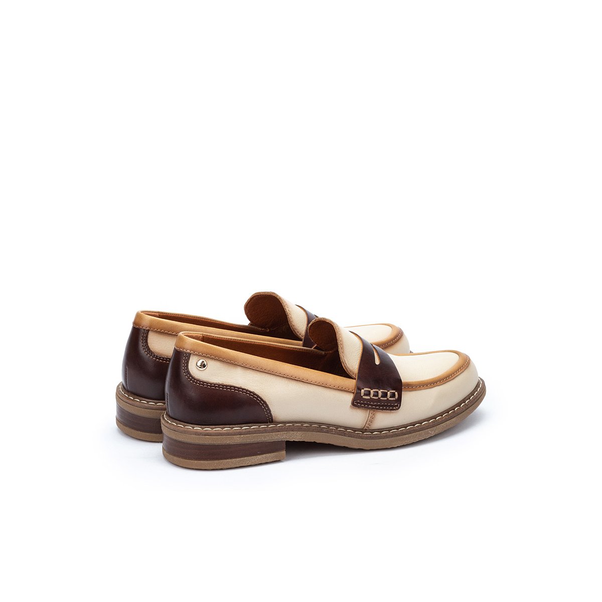 Mocassins cuir ALDAYA marfil, PIKOLINOS