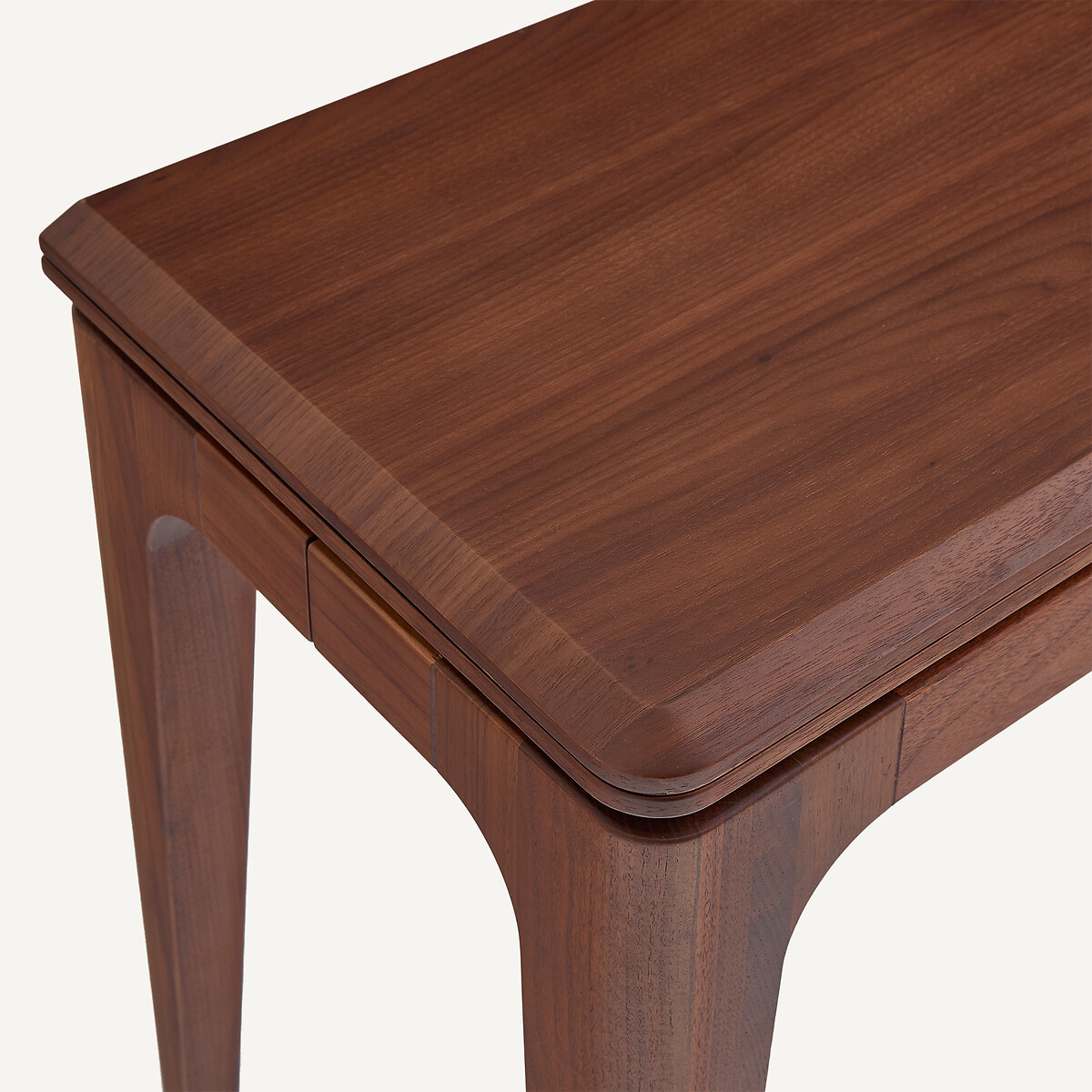 Console table extensible, en noyer massif et plaqué noyer, SANARA noyer, AM.PM