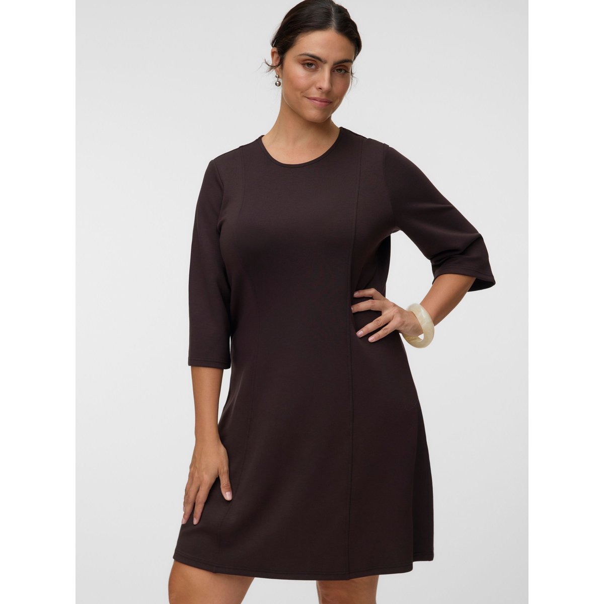 Robe marron - chocolate torte, VERO MODA