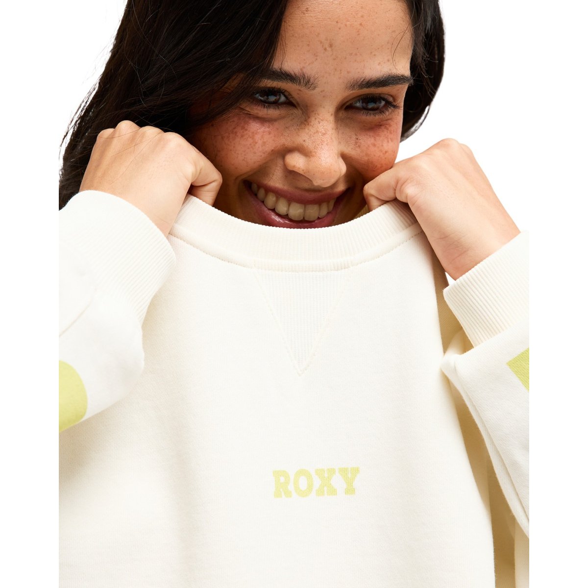 Sweat oversize FROSTBEAM. blanc coconut milk, ROXY