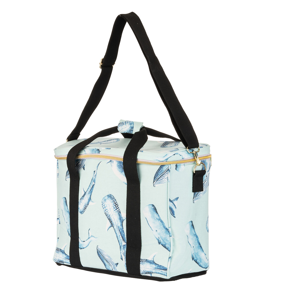 26L Cooler Bag in Whale Print blue, YVONNE ELLEN