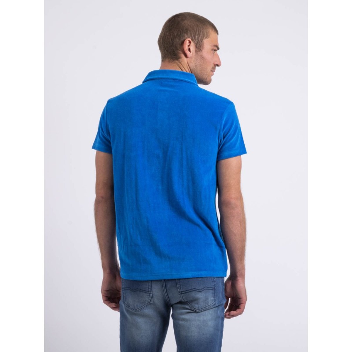 Polo Manches Courtes éponge Pibark bleu royal, RITCHIE